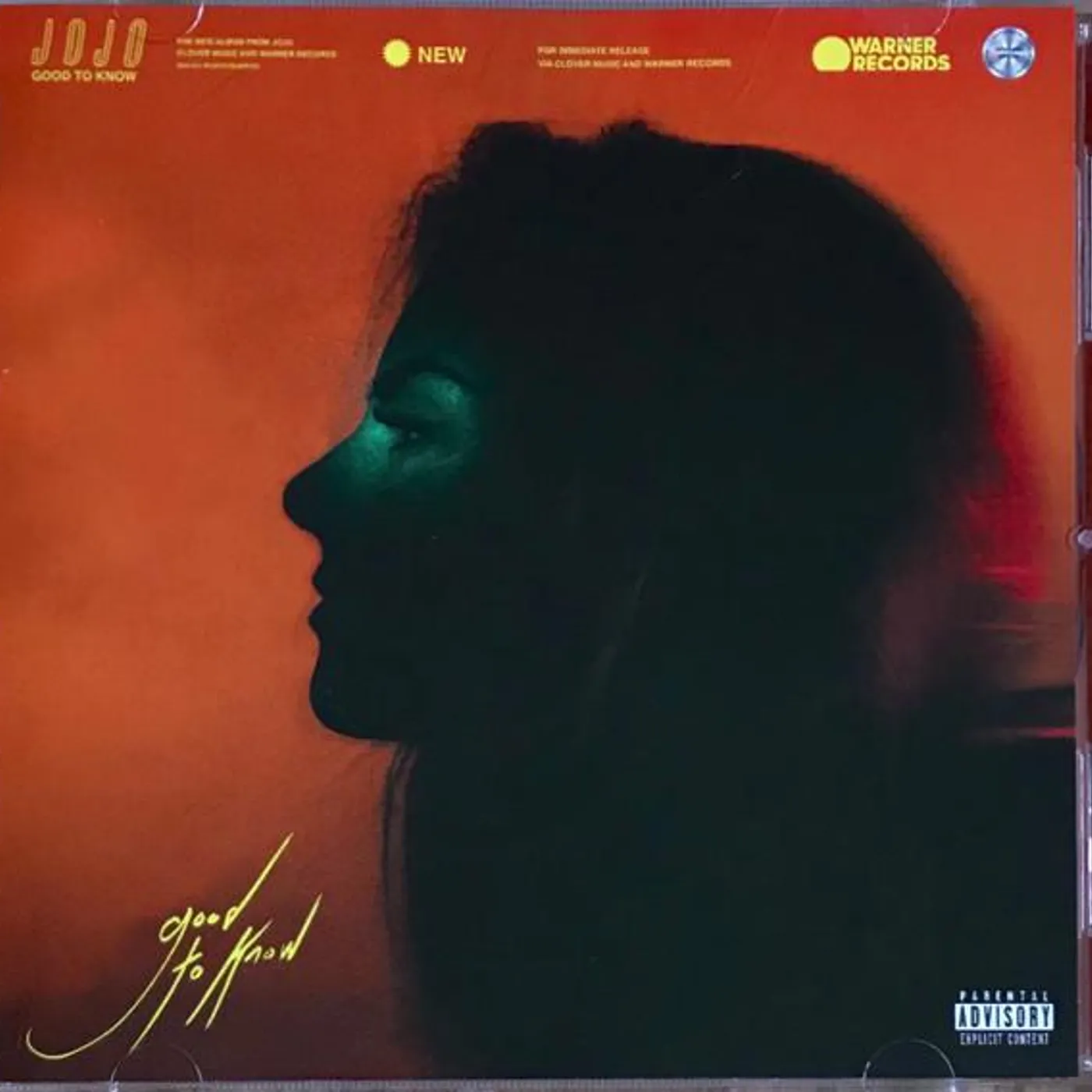 JoJo GOOD TO KNOW CD