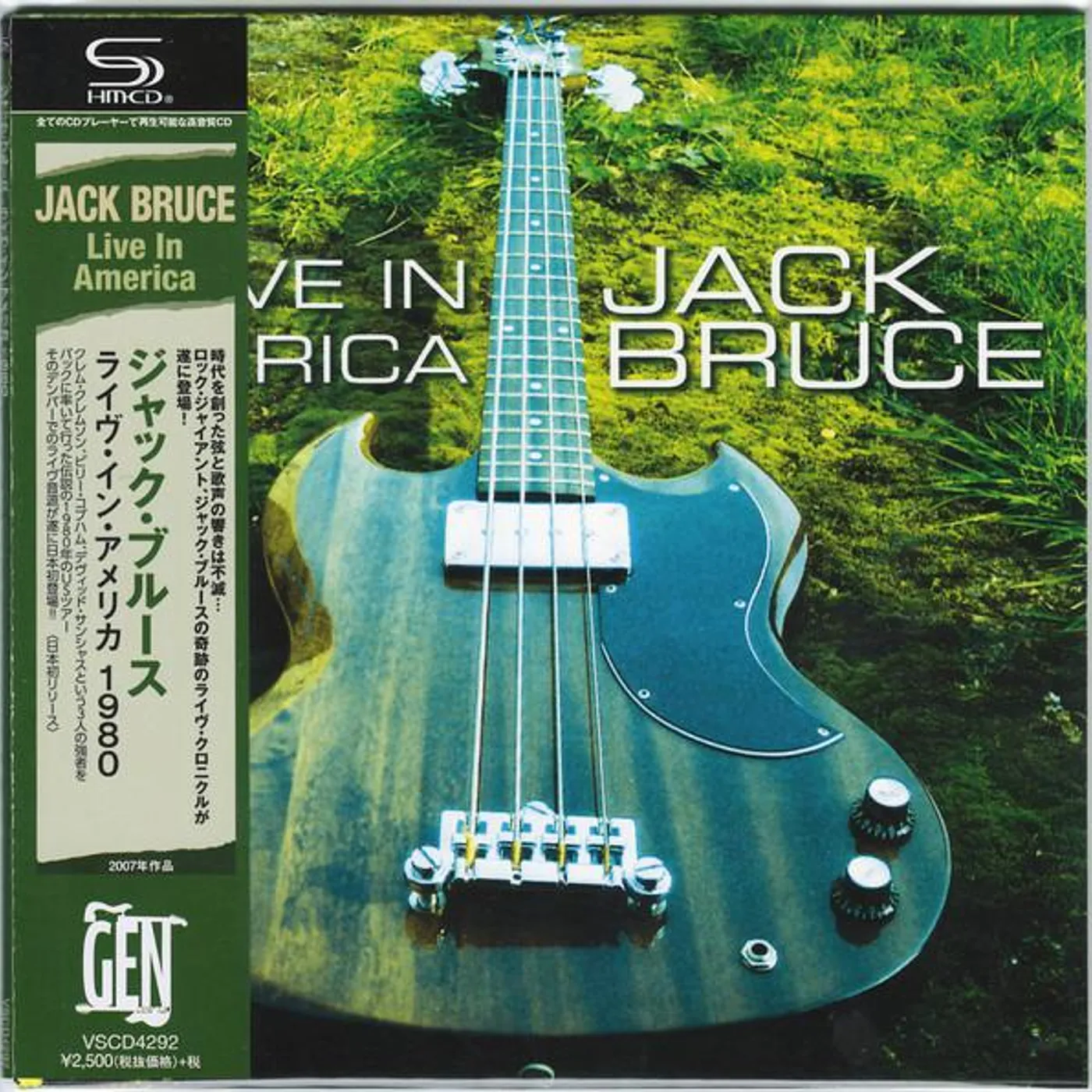 Jack Bruce LIVE IN AMERICA CD