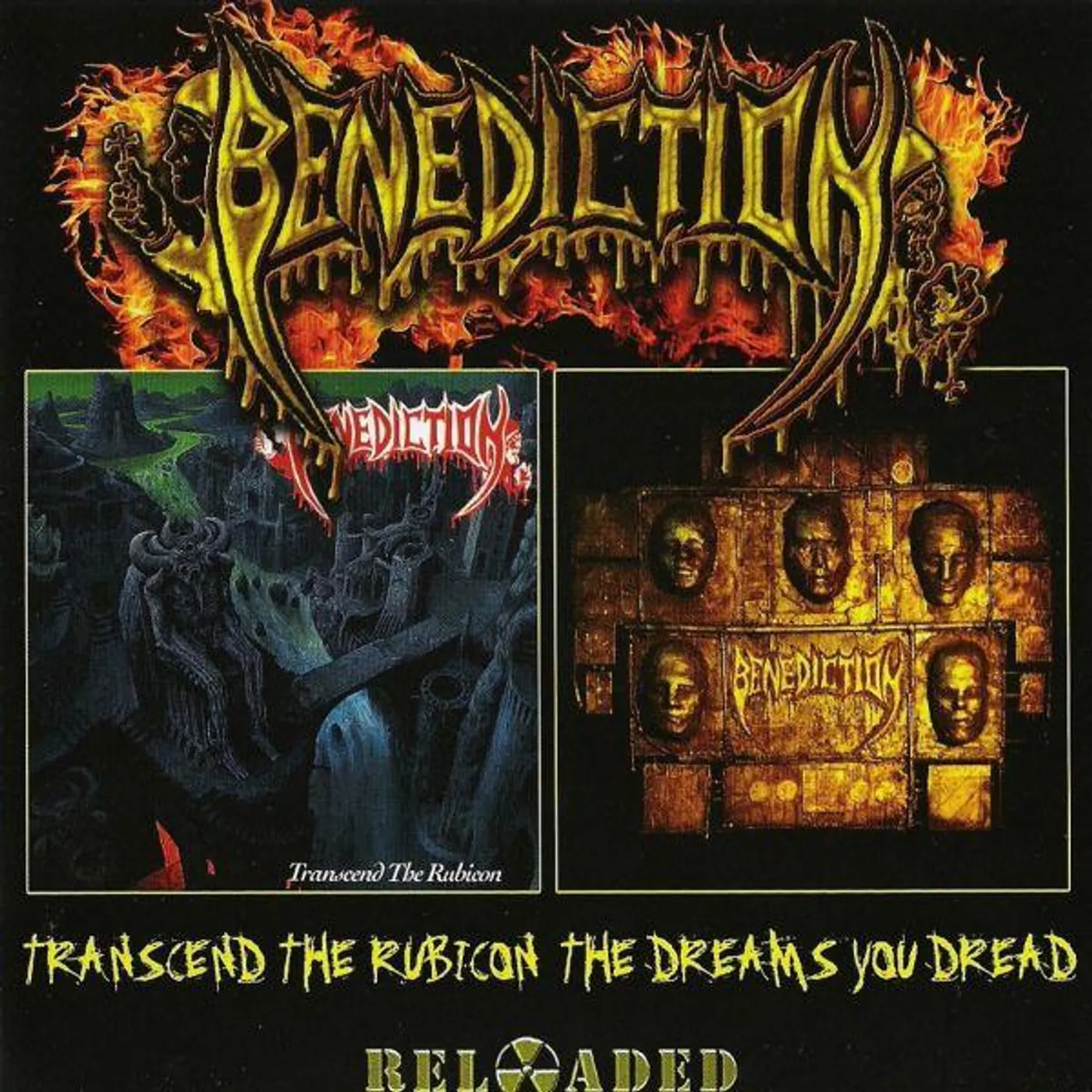 Benediction TRANSCEND THE RUBICON / THE DREAMS YOU DREAD CD