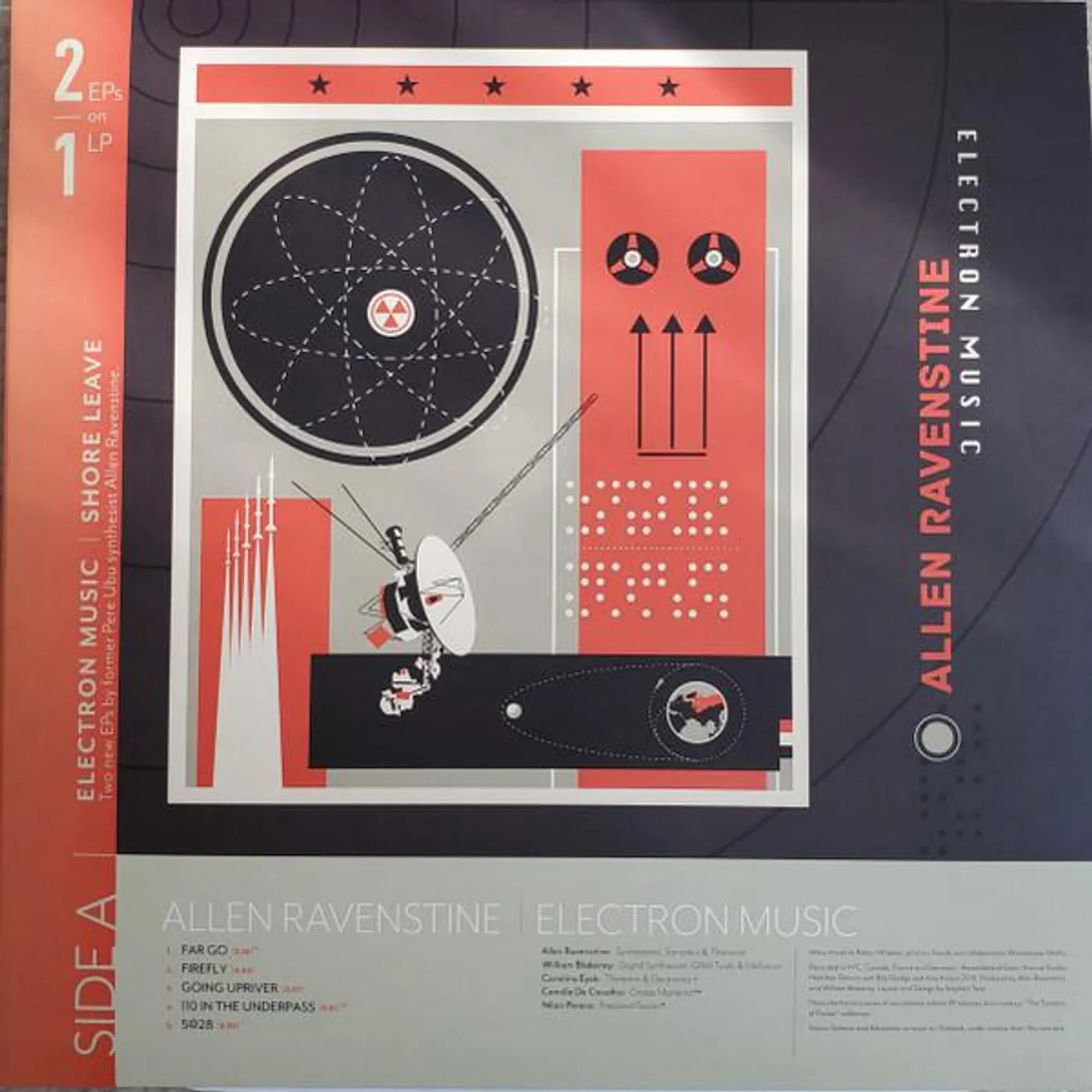 Allen Ravenstine ELECTRON MUSIC / SHORE LEAVE Vinyl Record