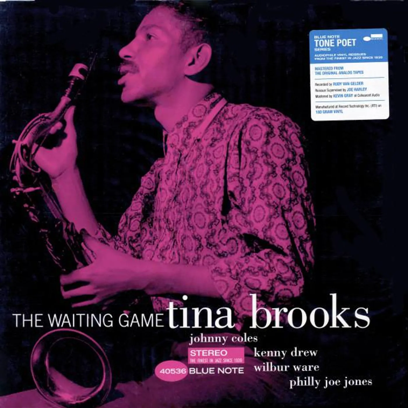 Tina Brooks WAITING GAME (BLUE NOTE TONE POET SERIES) Vinyl Record