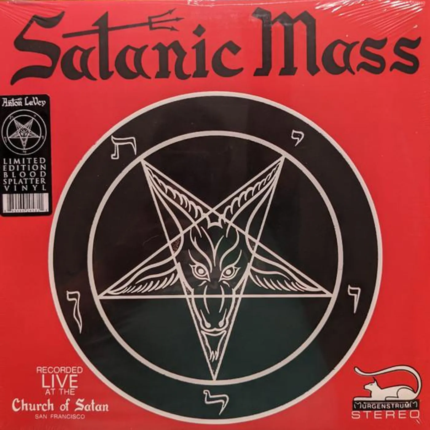 Anton LaVey SATANIC MASS (BLOOD SPLATTER VINYL) Vinyl Record