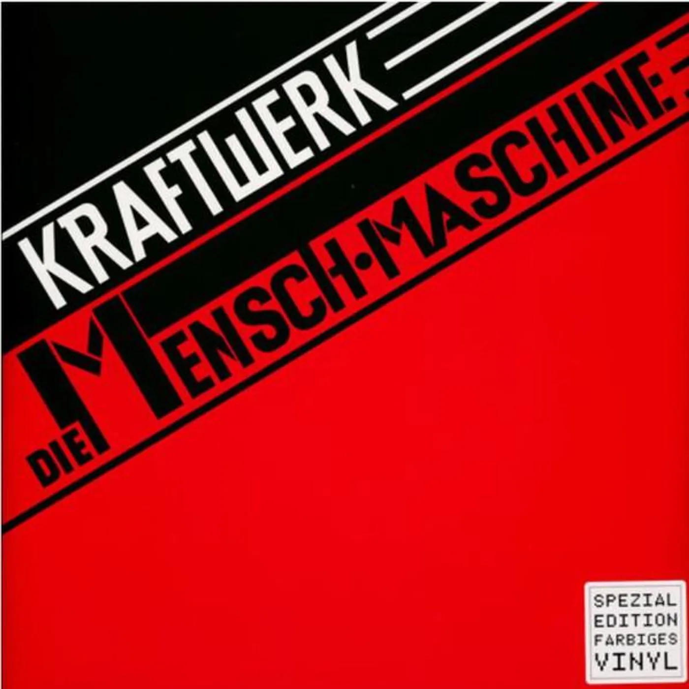 Unknown DIE MENSCH MASCHINE (GERMAN VERSION/180G/RED TRANSLUCENT VINYL) Vinyl Record