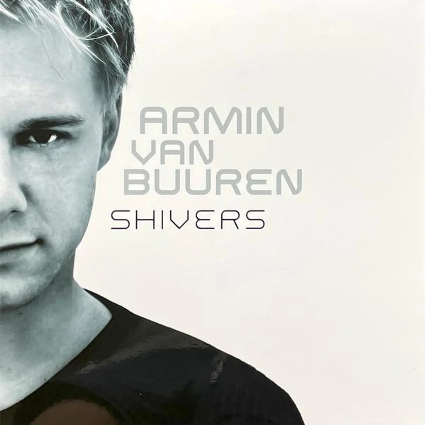 Armin van Buuren SHIVERS (SILVER & BLACK MARBLED) Vinyl Record