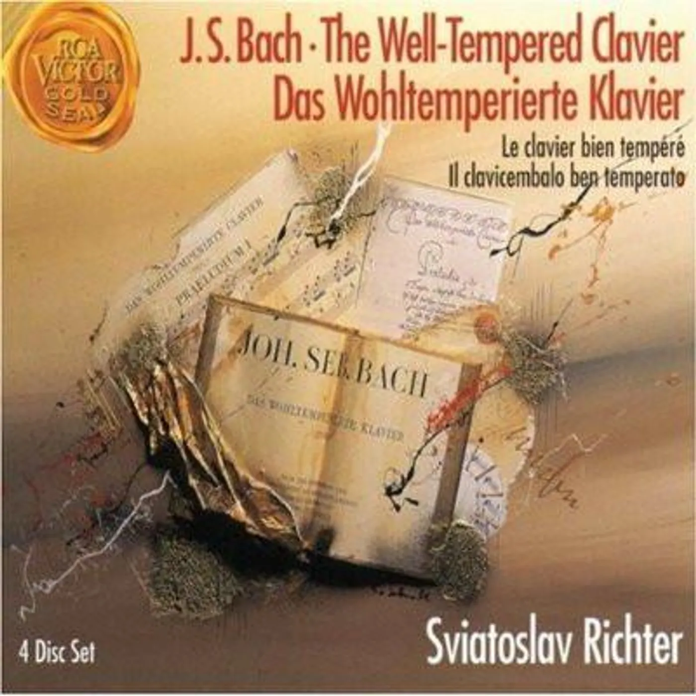 Sviatoslav Richter BACH,J.S: WELL-TEMPERED CLAVIER (COMPLETE) CD