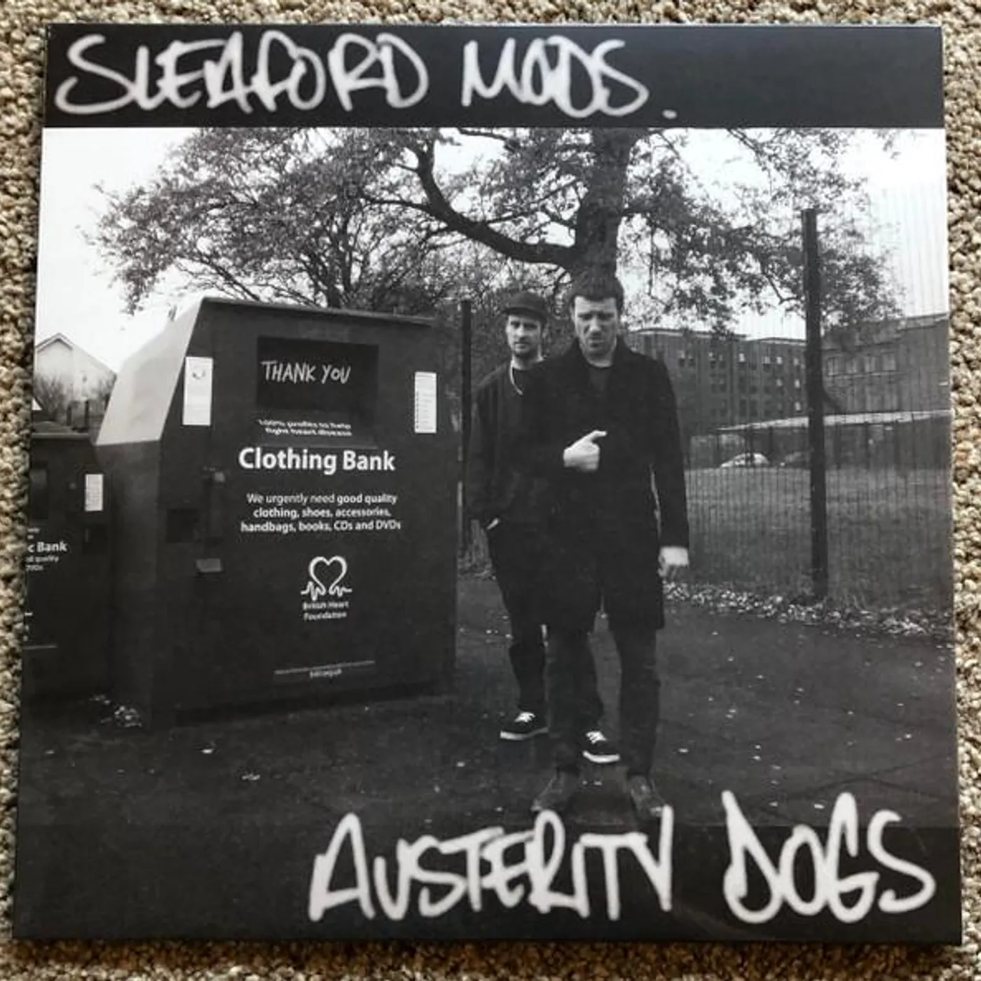Sleaford Mods AUSTERITY DOGS (NEON YELLOW VINYL) Vinyl Record