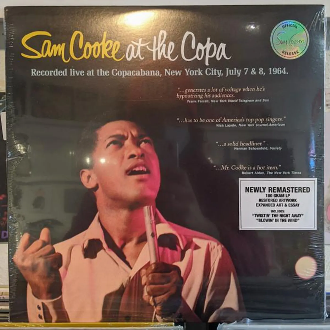Sam Cooke AT THE COPA Vinyl Record