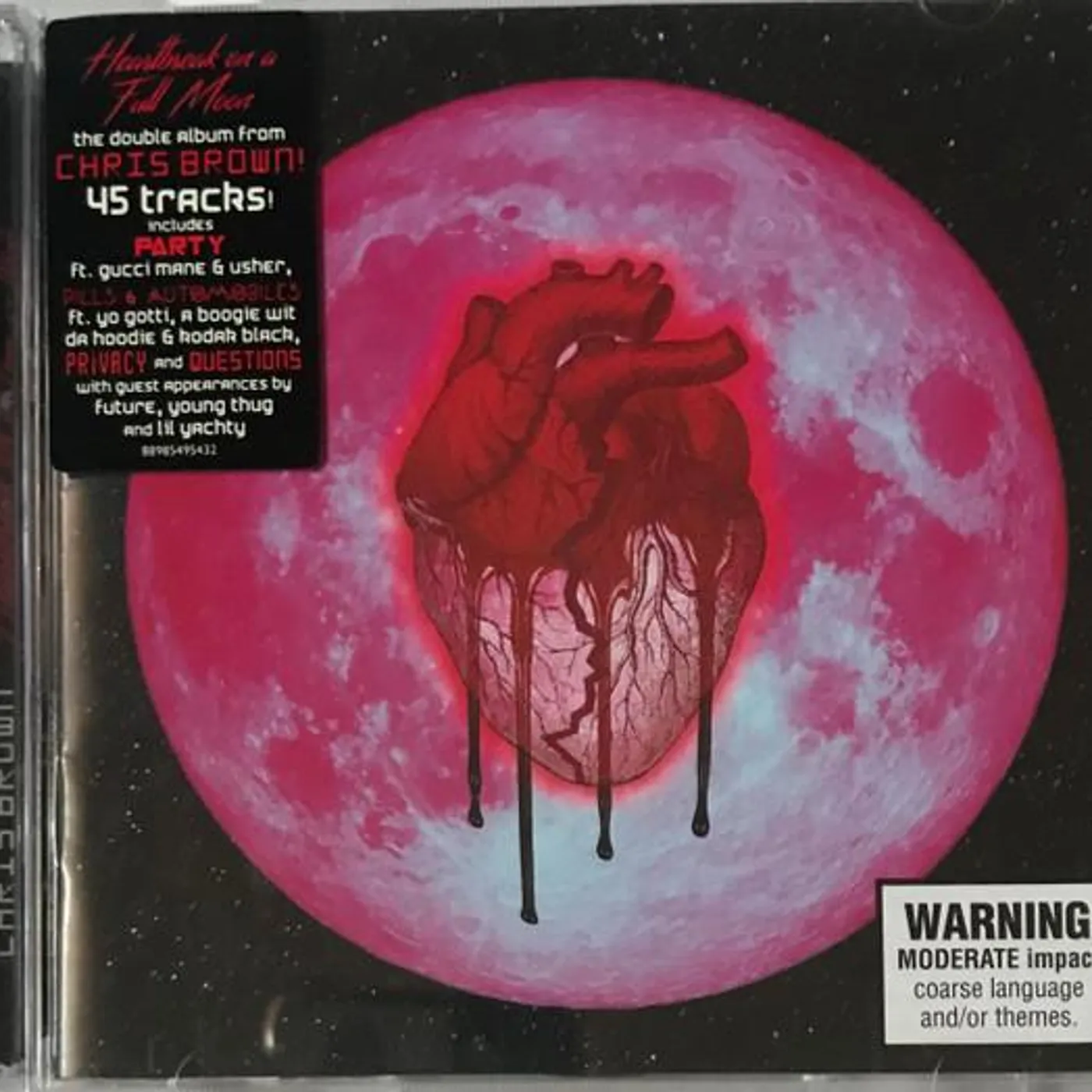 Chris Brown HEARTBREAK ON A FULL MOON (PA) CD