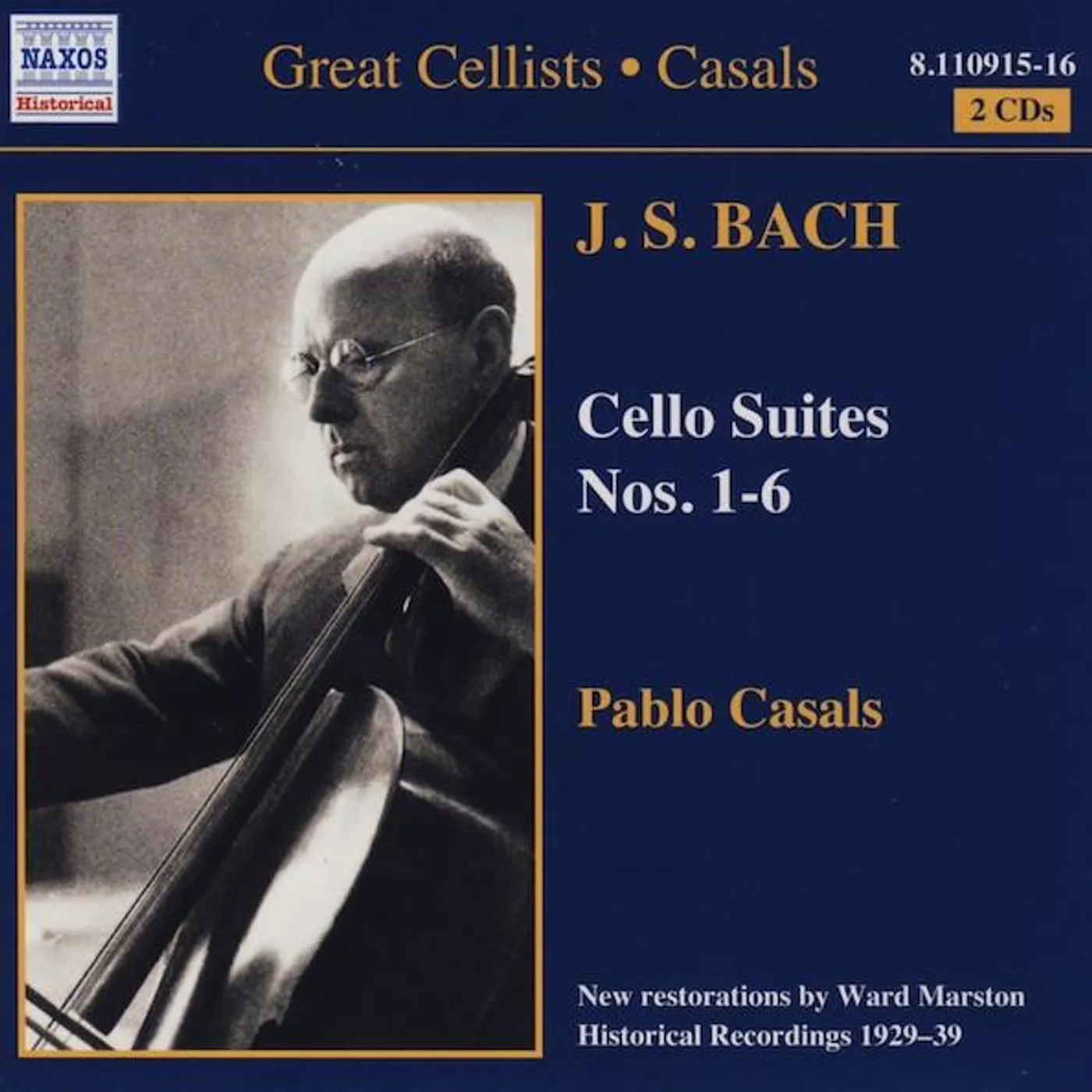 CELLO SUITES NOS.1-6 - Johann Sebastian Bach CD