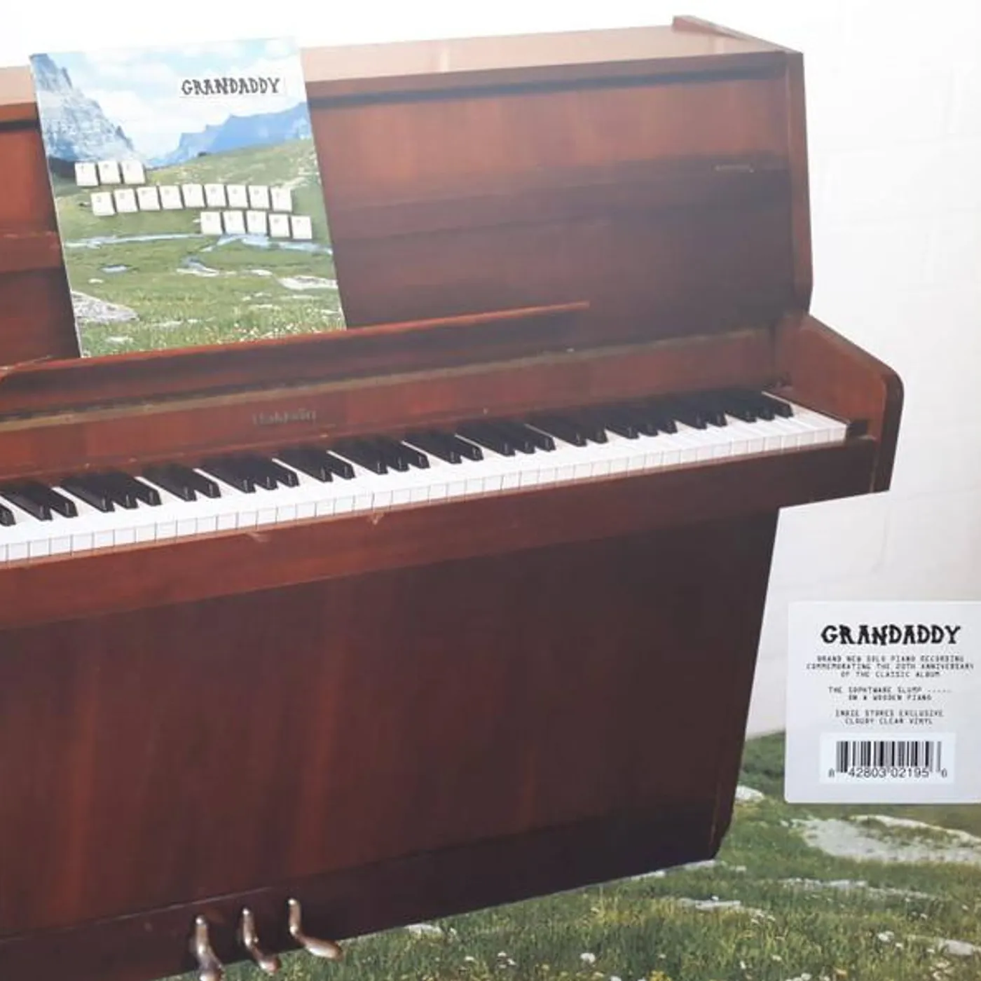 Grandaddy SOPHTWARE SLUMP ..... ON A WOODEN PIANO (CLOUDY CLEAR VINYL) Vinyl Record