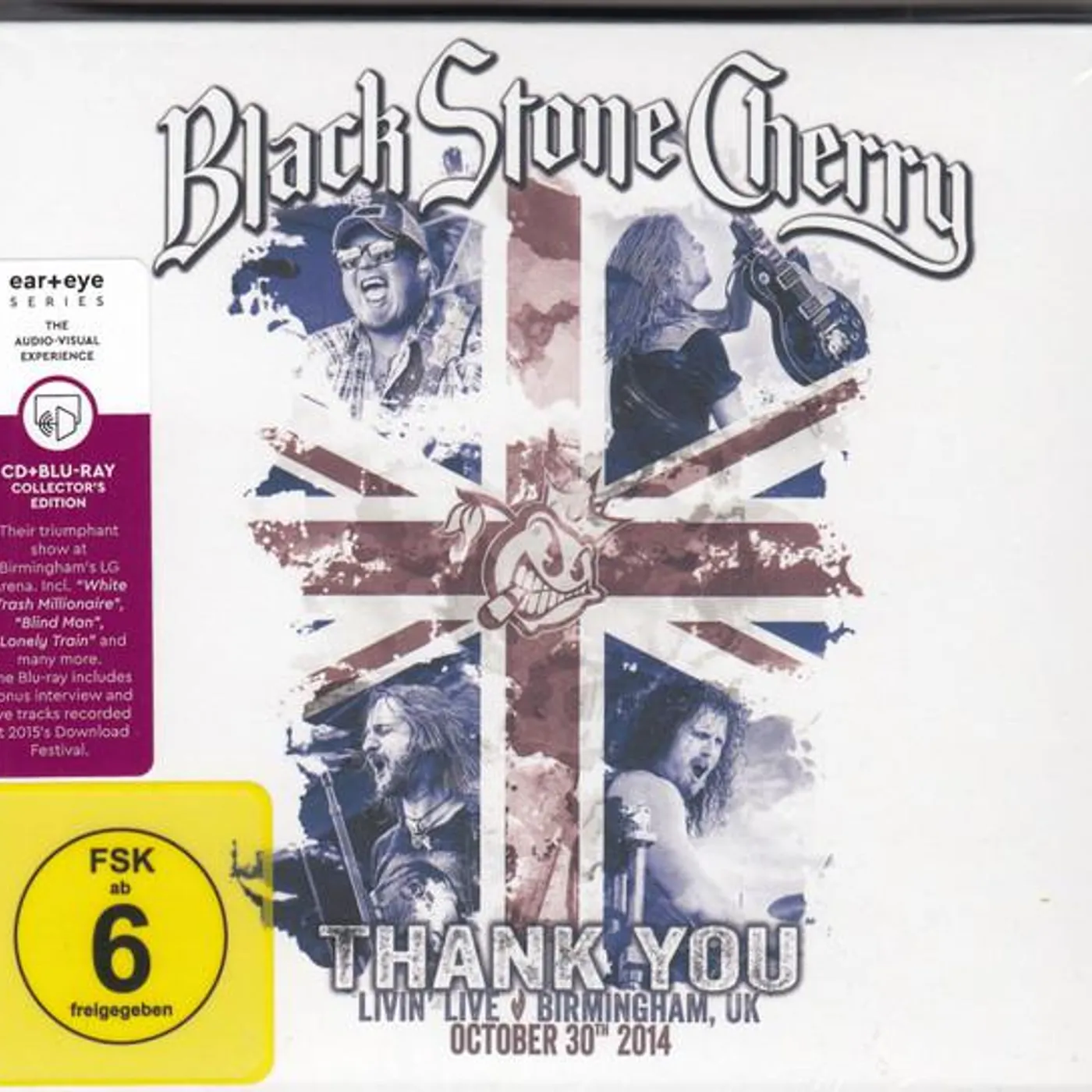 Black Stone Cherry THANK YOU: LIVIN LIVE CD