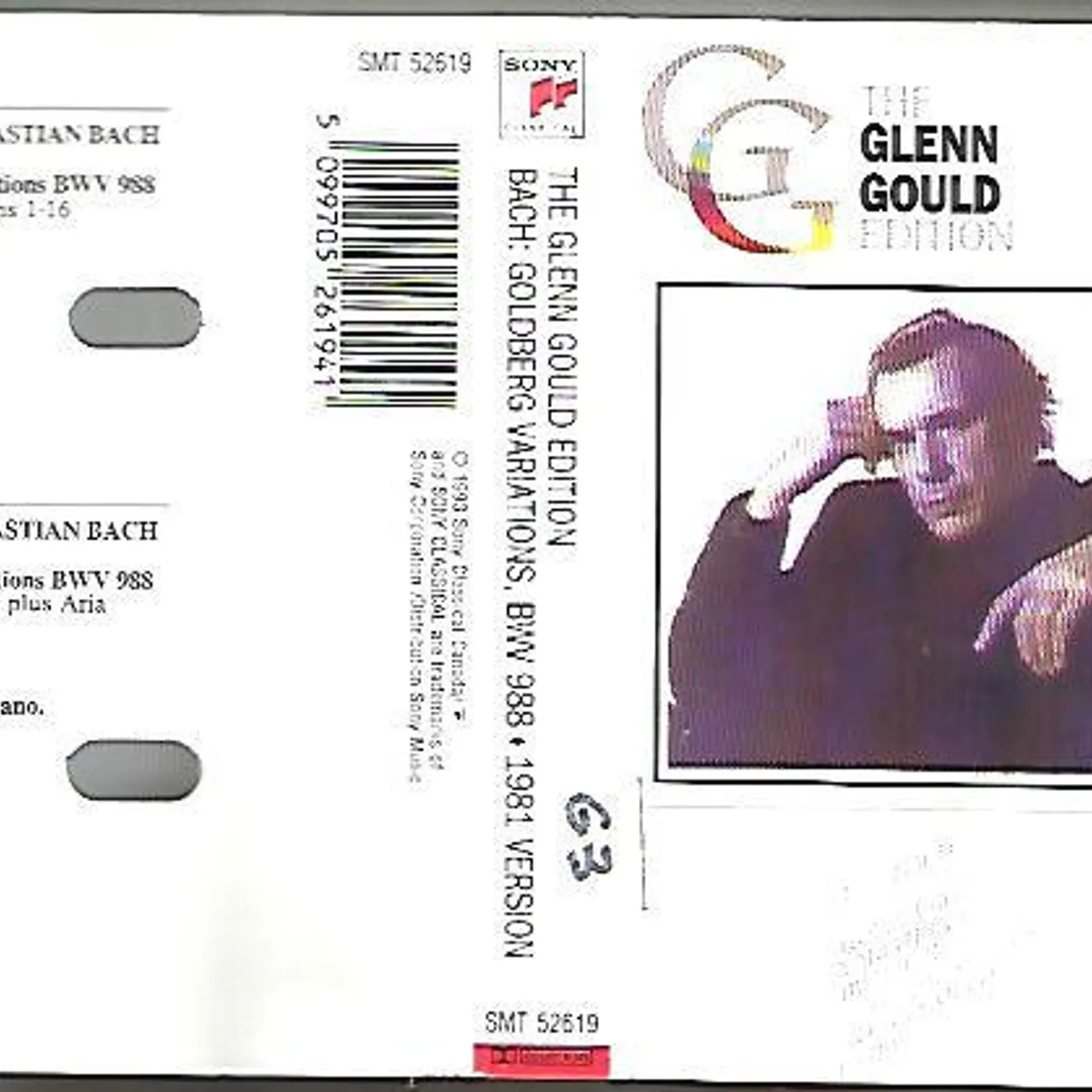 Glenn Gould BACH,J.S: GOLDBERG VARIATIONS (1955 & 1981) CD