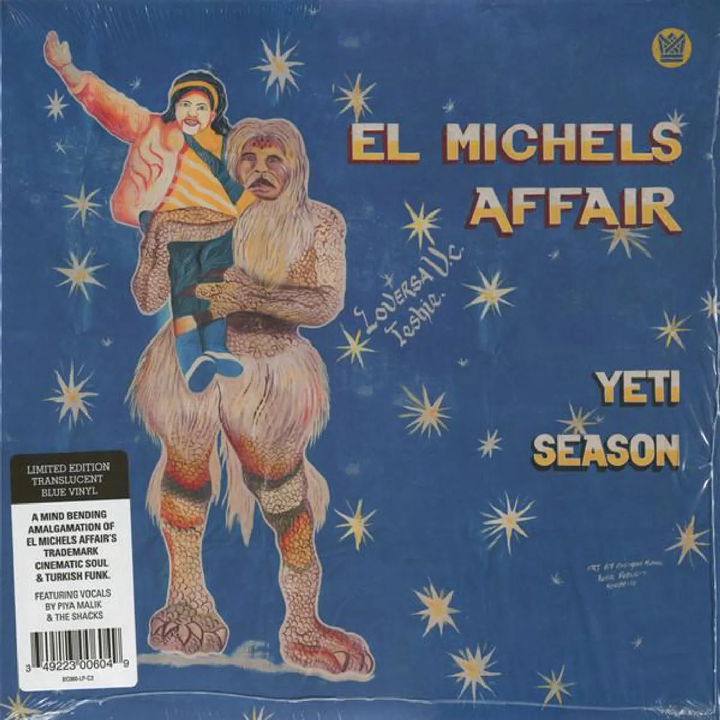 El Michels Affair YETI SEASON (CLEAR BLUE VINYL) Vinyl Record