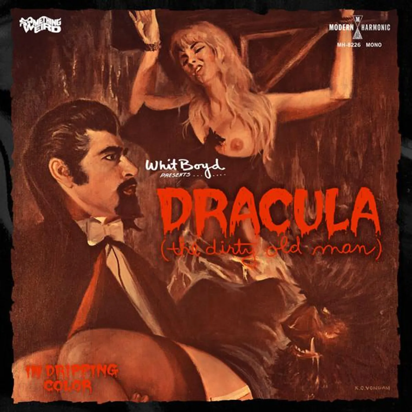 The Whit Boyd Combo DRACULA (THE DIRTY OLD MAN) Original Soundtrack (RED VINYL/DVD) Vinyl Record