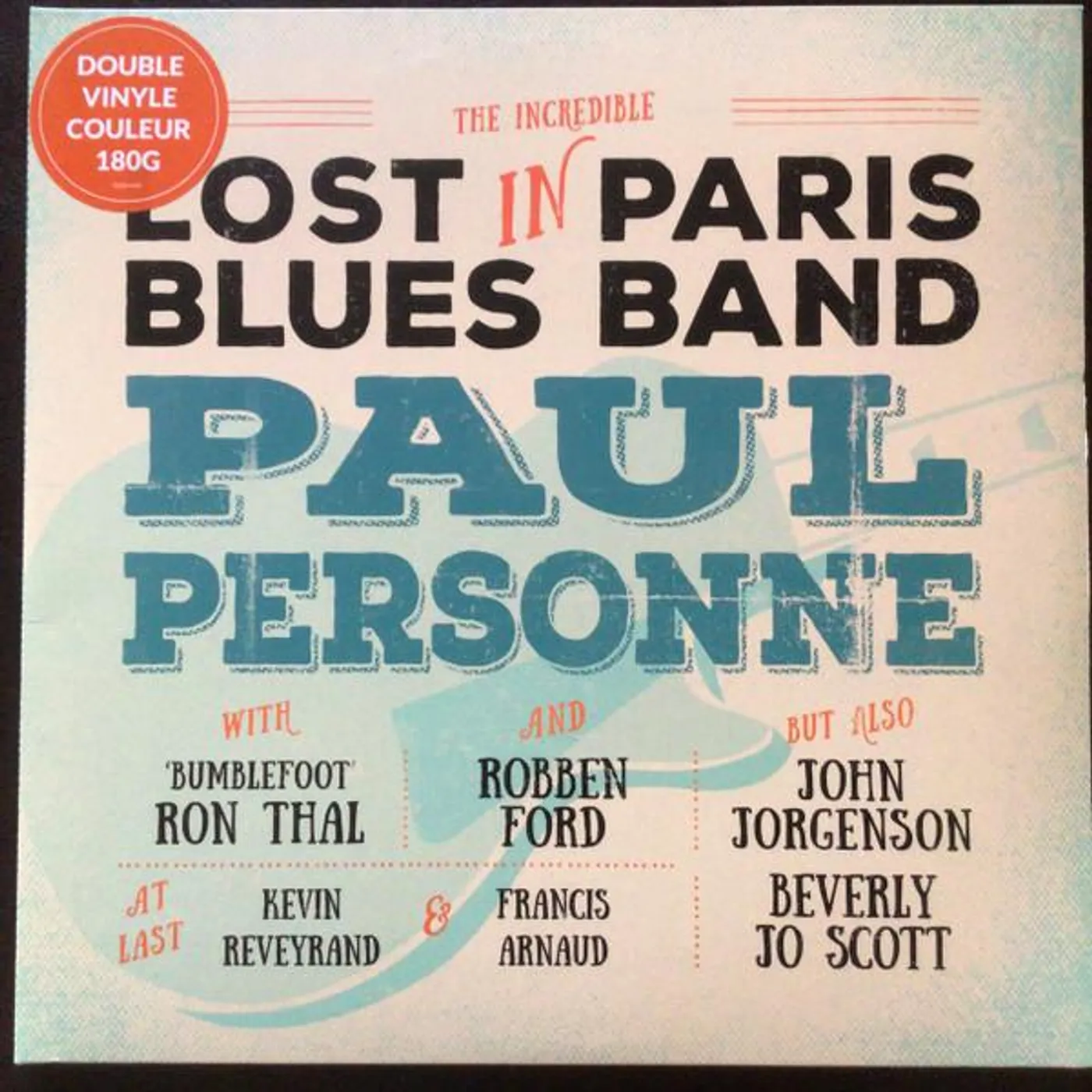 Paul Personne Lost in Paris Blues Band Vinyl Record
