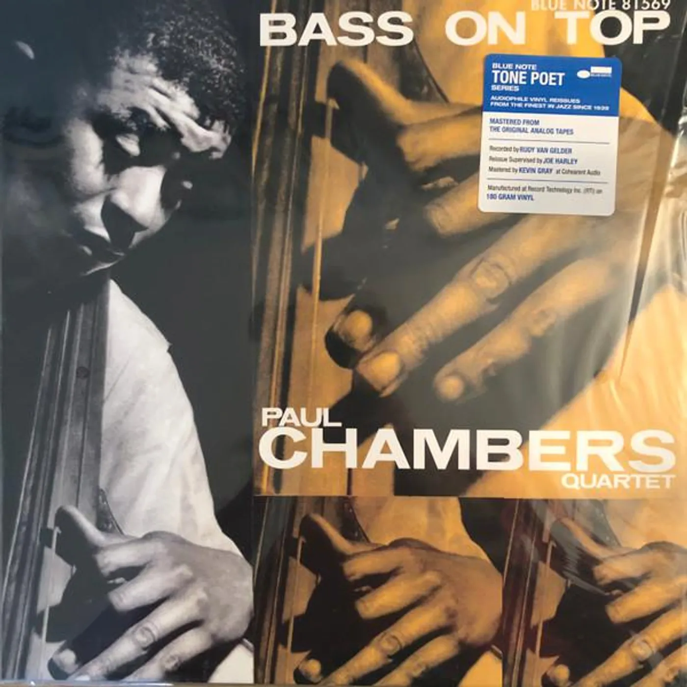 Paul Chambers BASS ON TOP (BLUE NOTE TONE POET SERIES) Vinyl Record