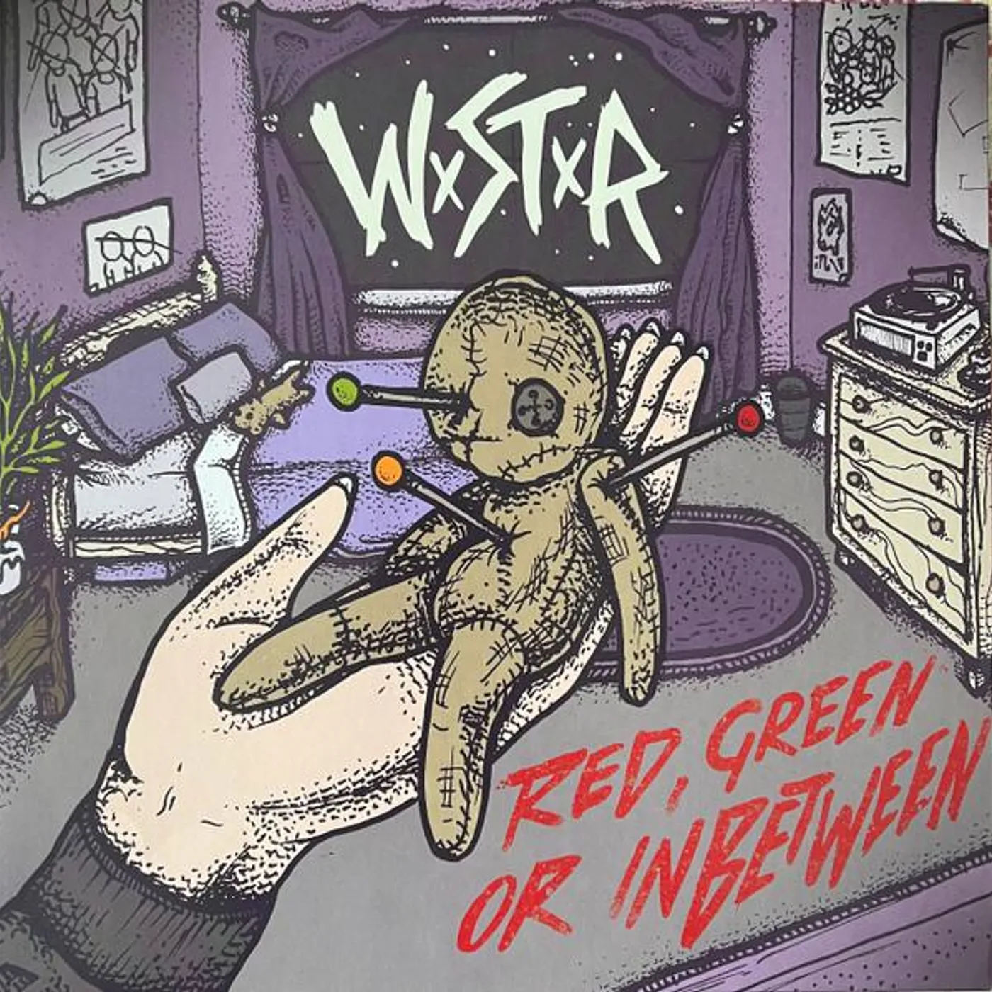 WSTR RED, GREEN OR INBETWEEN (DL CARD) Vinyl Record