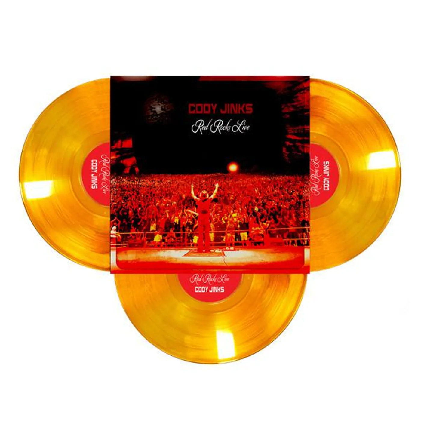 Cody Jinks Red Rocks Live (3LP/Translucent Orange) Vinyl Record
