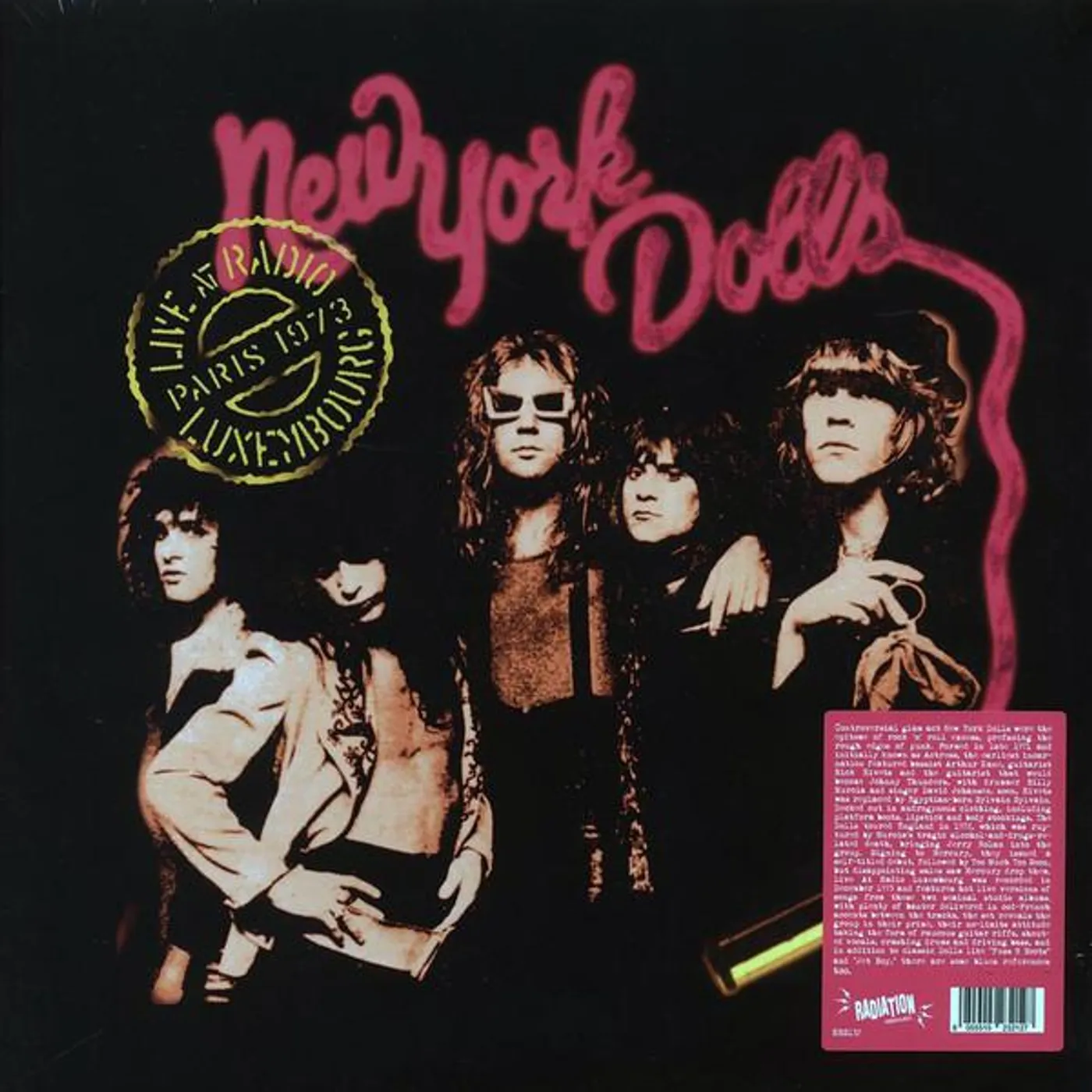 New York Dolls Live At Radio Luxembourg, Paris 1973 Vinyl Record