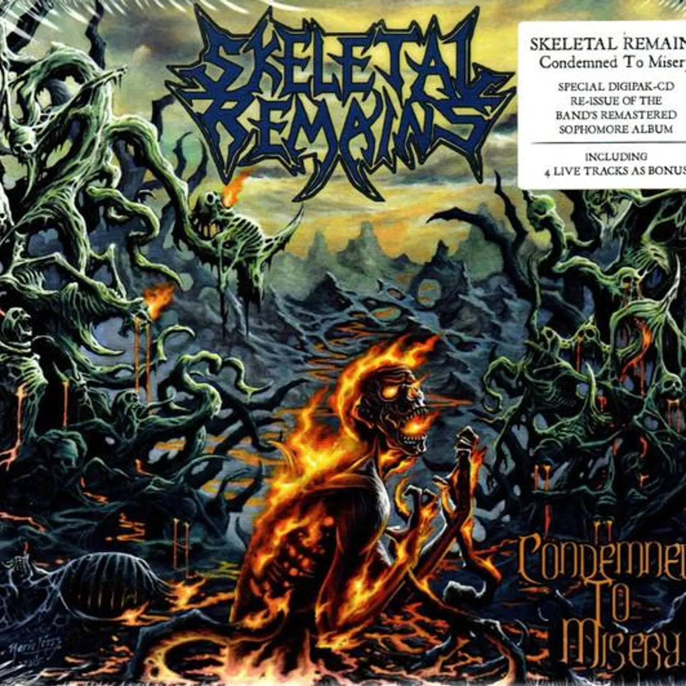 Skeletal Remains CONDEMNED TO MISERY CD