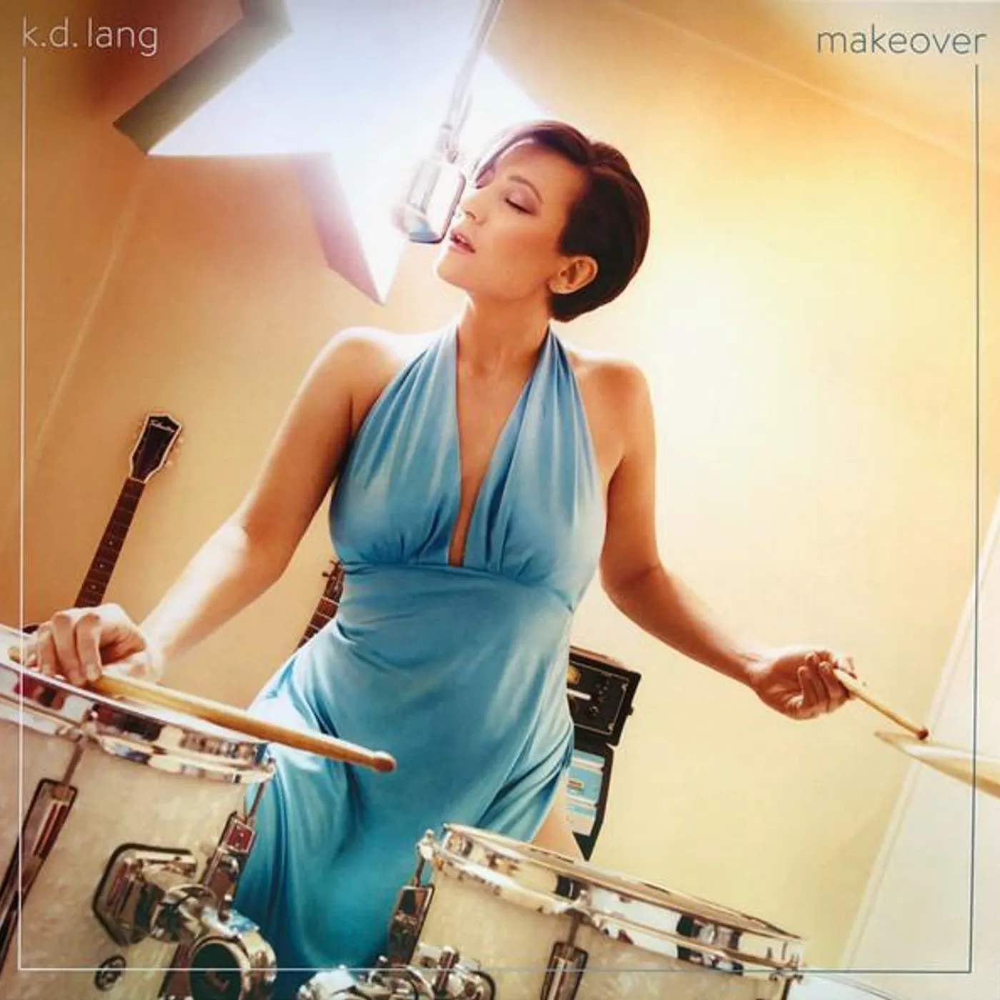 k.d. lang MAKEOVER (TRANSPARENT TURQUOISE VINYL) Vinyl Record