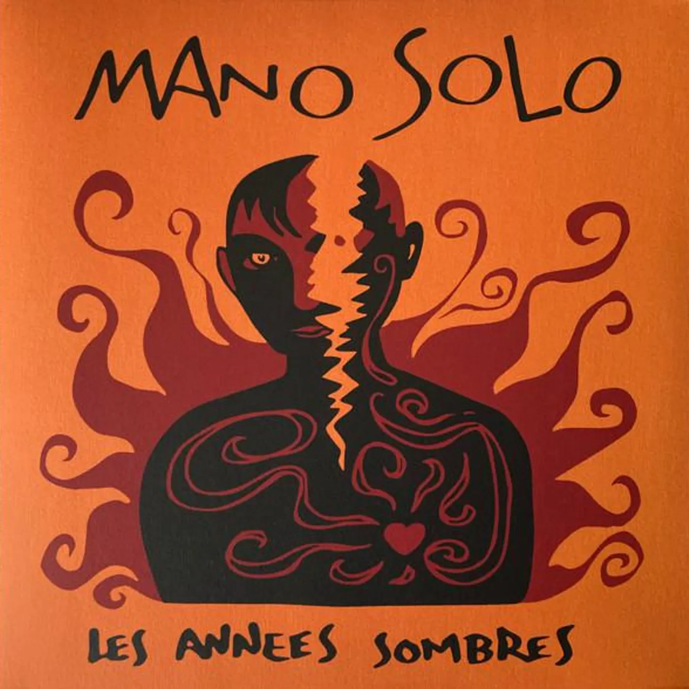 Mano Solo LES ANNEES SOMBRES Vinyl Record