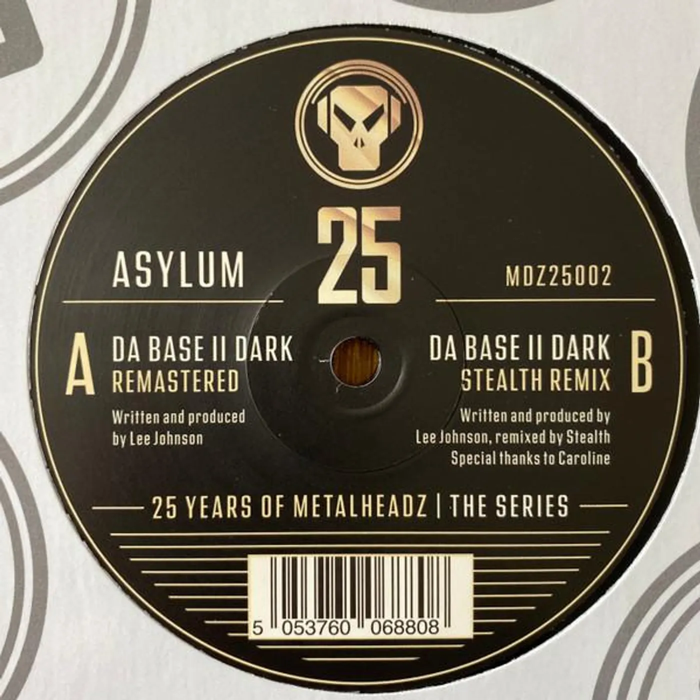 Asylum DA BASE II DARK: 25 YEARS OF METALHEADZ PART 2 Vinyl Record