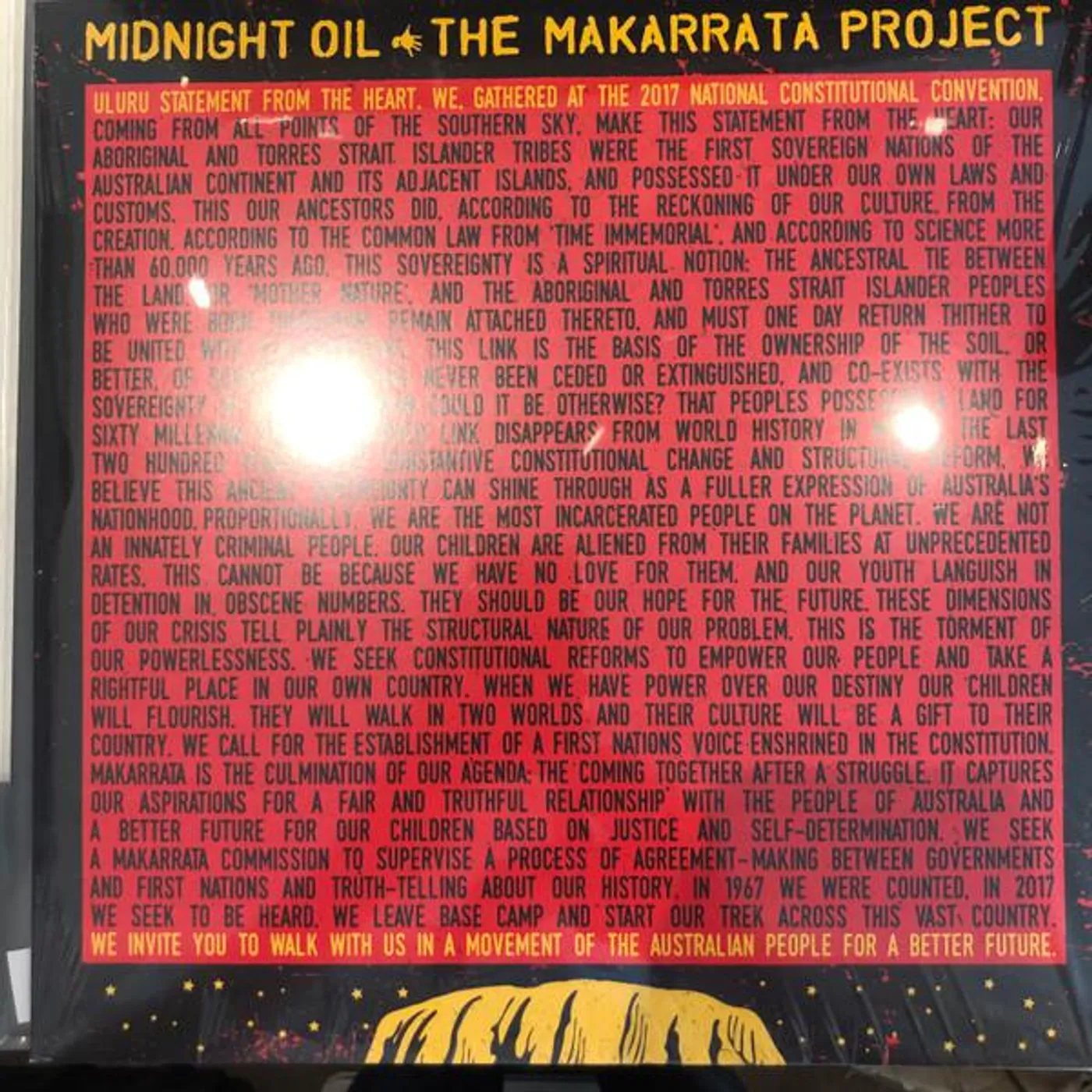 Midnight Oil MAKARRATA PROJECT Vinyl Record