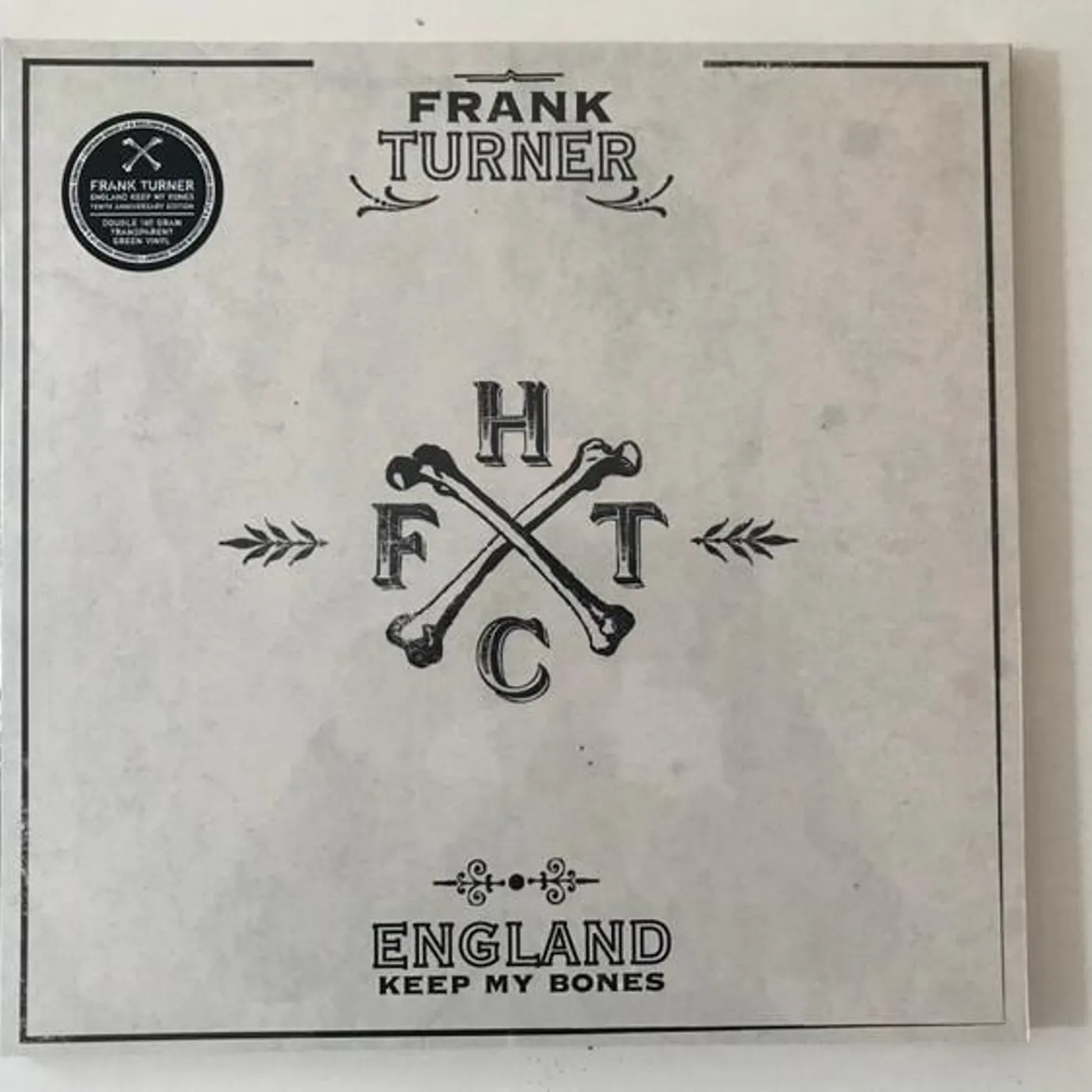 Frank Turner ENGLAND KEEP MY BONES: 10TH ANNIVERSARY Vinyl Record