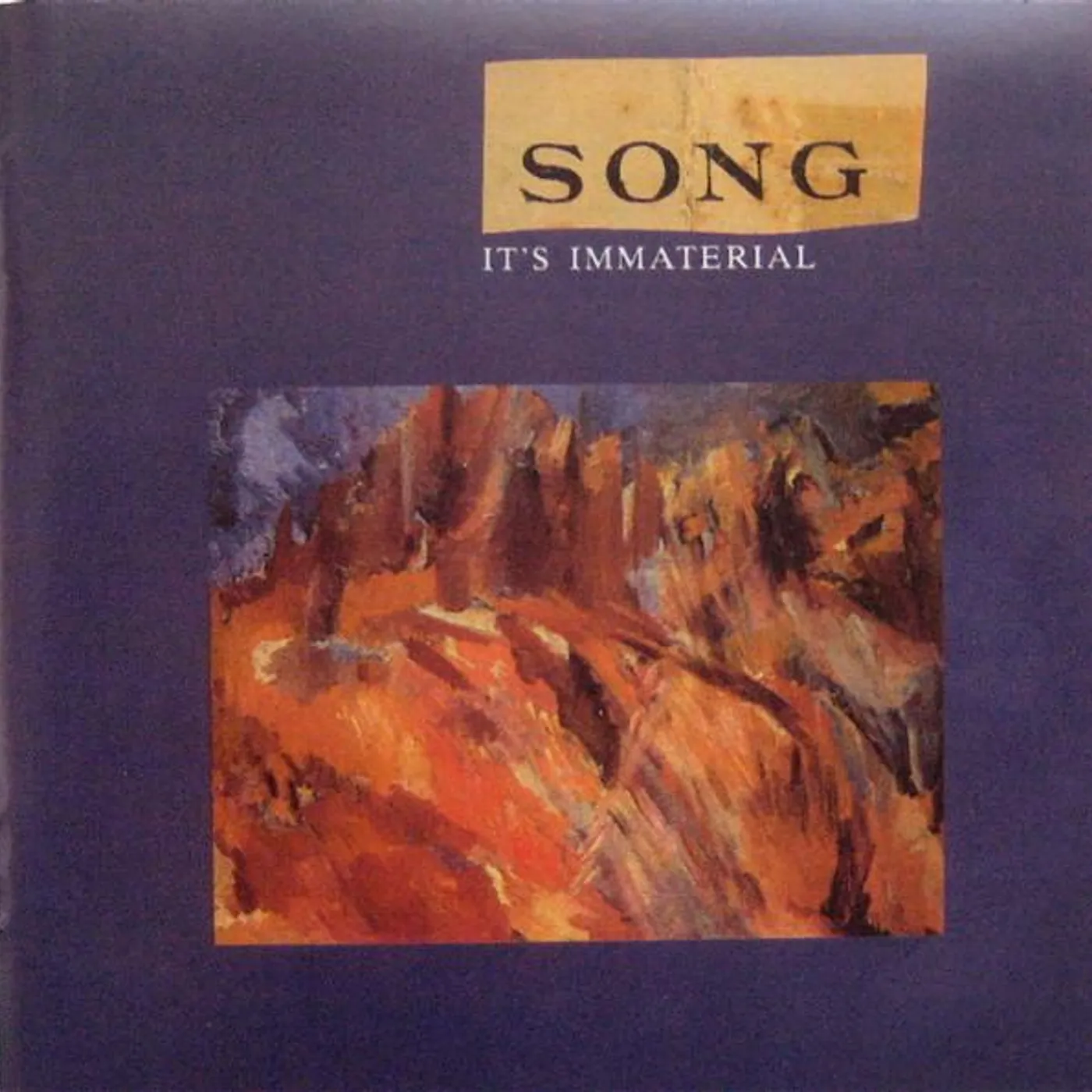 It's Immaterial SONG CD