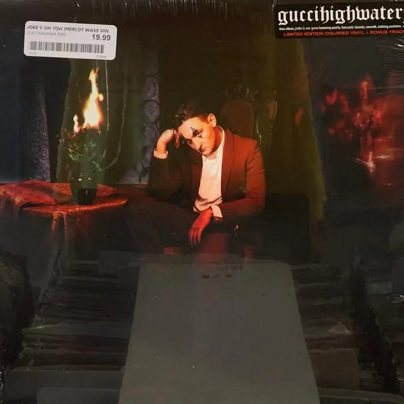 guccihighwaters JOKE'S ON YOU (MERLOT WAVE VINYL) Vinyl Record