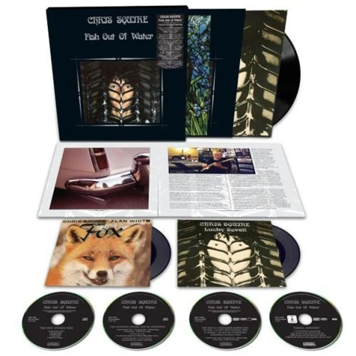 Chris Squire FISH OUT OF WATER (LIMITED 2CD/2DVD/1LP/2 X 7IN SINGLES BOX) CD