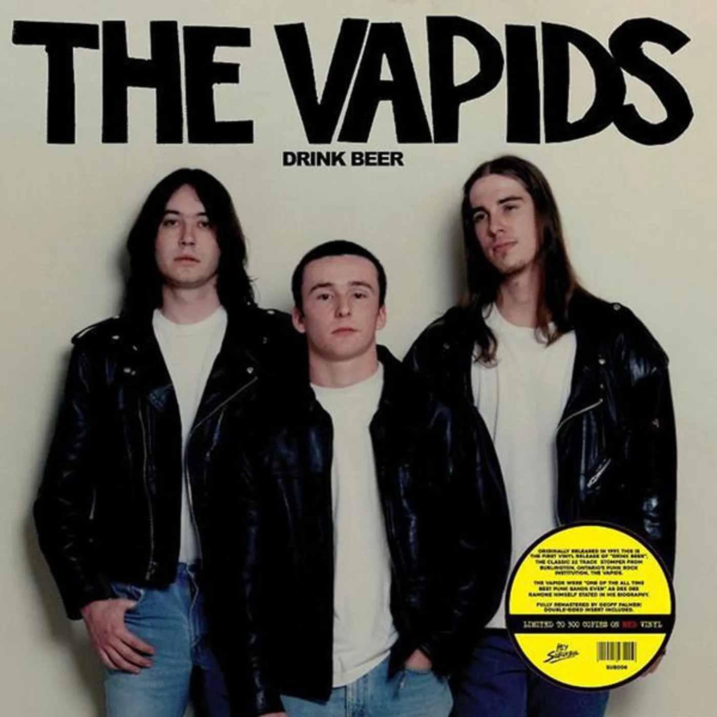 The Vapids DRINK BEER Vinyl Record