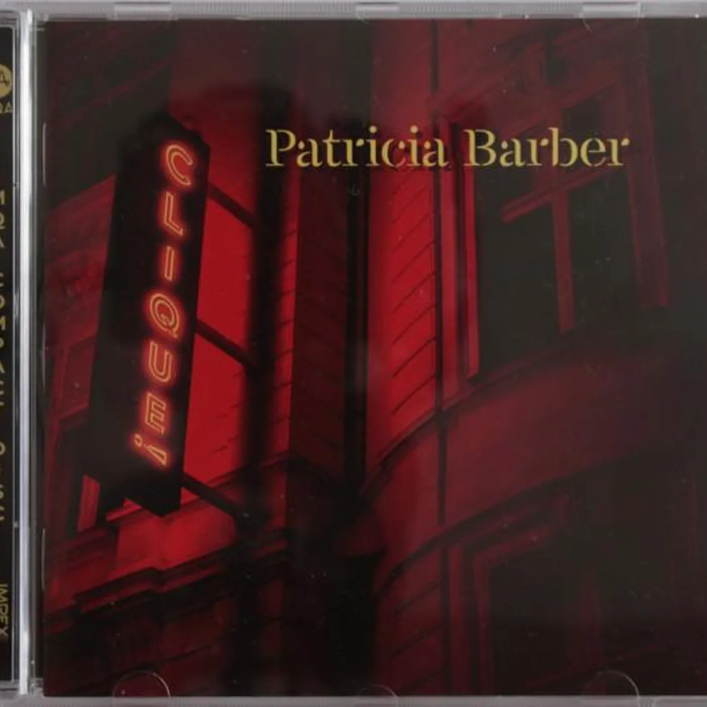 Patricia Barber CLIQUE CD