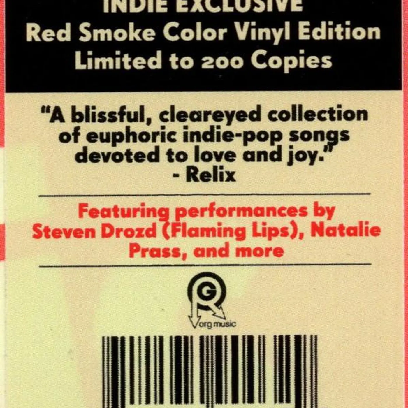 Eric Slick WISEACRE (RED SMOKE VINYL) (I) Vinyl Record