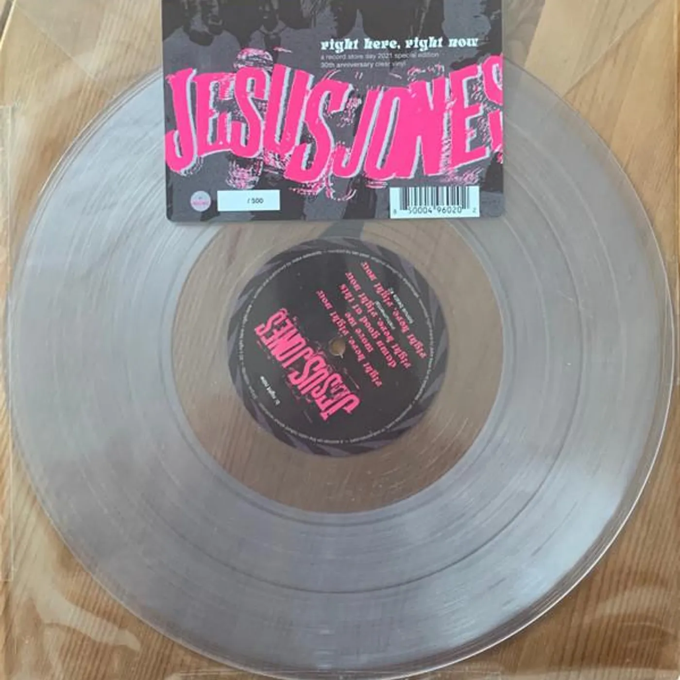 Jesus Jones RIGHT HERE RIGHT NOW: 30TH ANNIVERSARY Vinyl Record