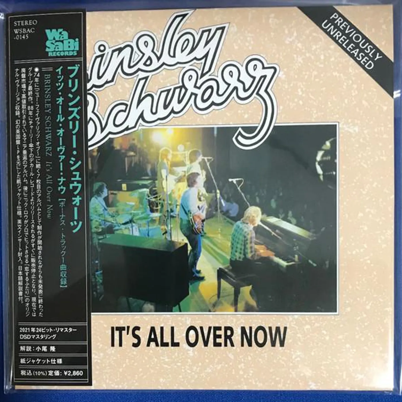 Brinsley Schwarz IT'S ALL OVER NOW CD