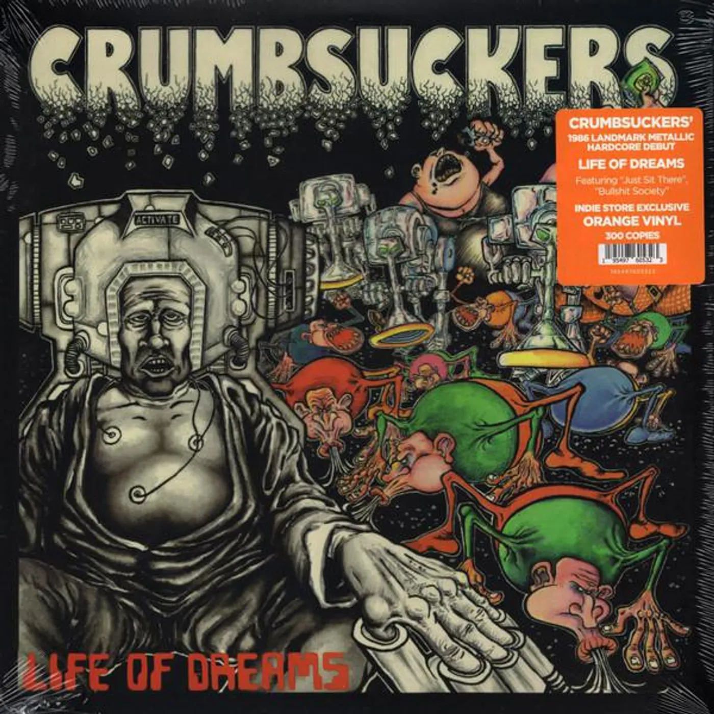 Crumbsuckers LIFE OF DREAMS (ORANGE VINYL) (I) Vinyl Record