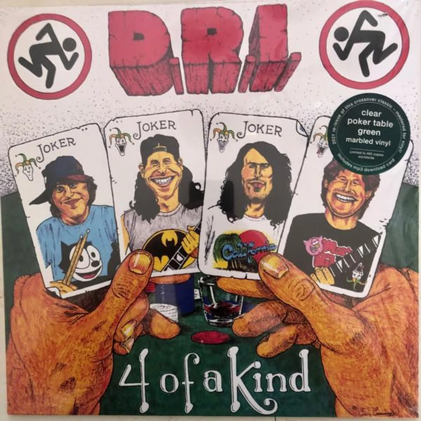 D.R.I. FOUR OF A KIND (MARBLED VINYL) Vinyl Record