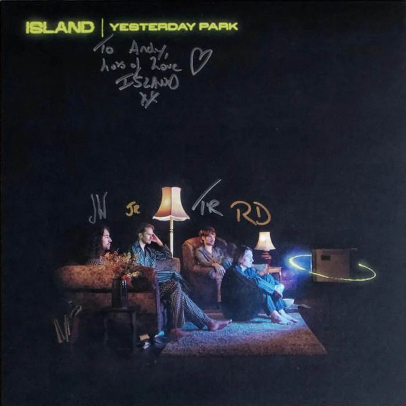 ISLAND YESTERDAY PARK (TRANSLUCENT NEON YELLOW VINYL) (I) Vinyl Record