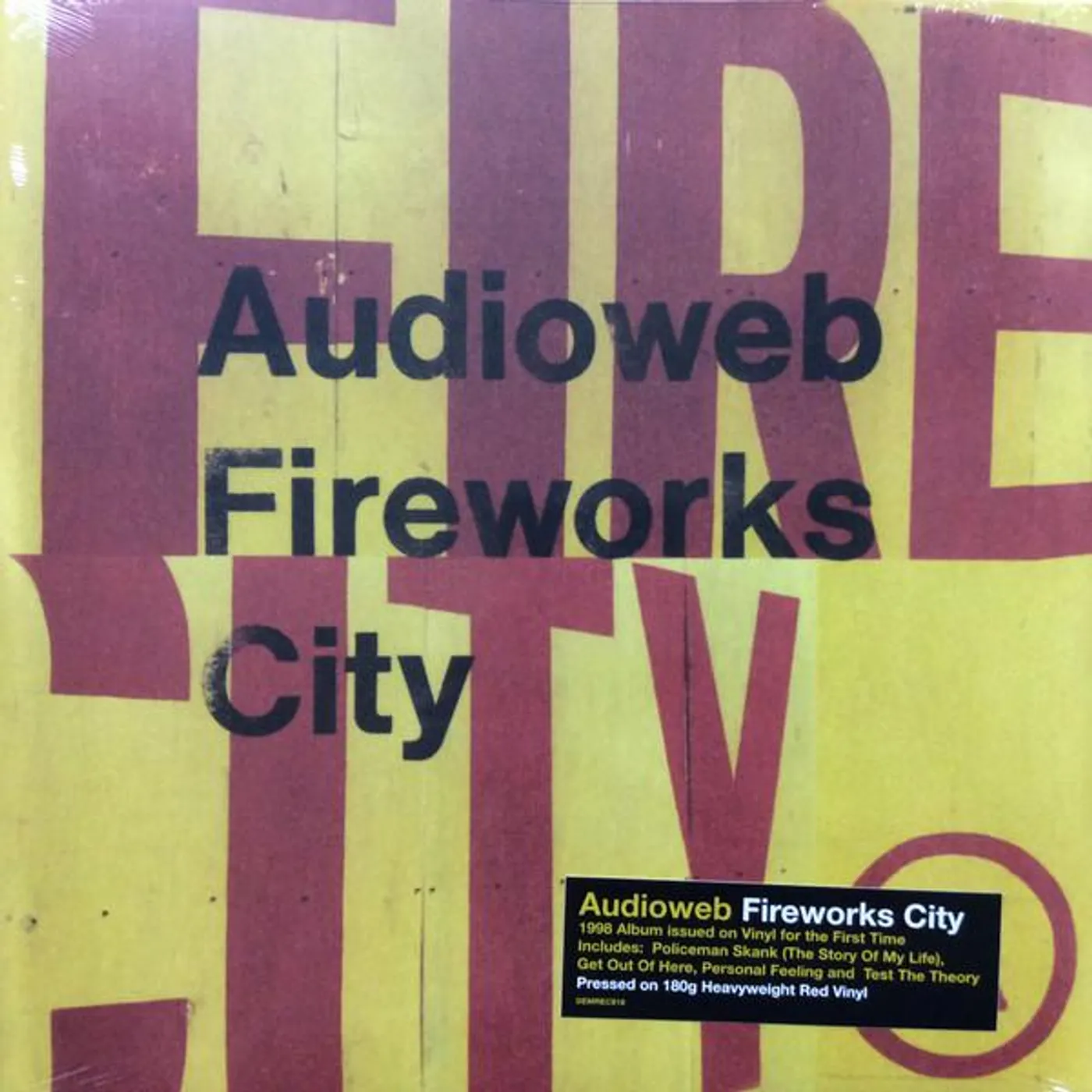 Audioweb FIREWORKS CITY (180G/RED VINYL) Vinyl Record