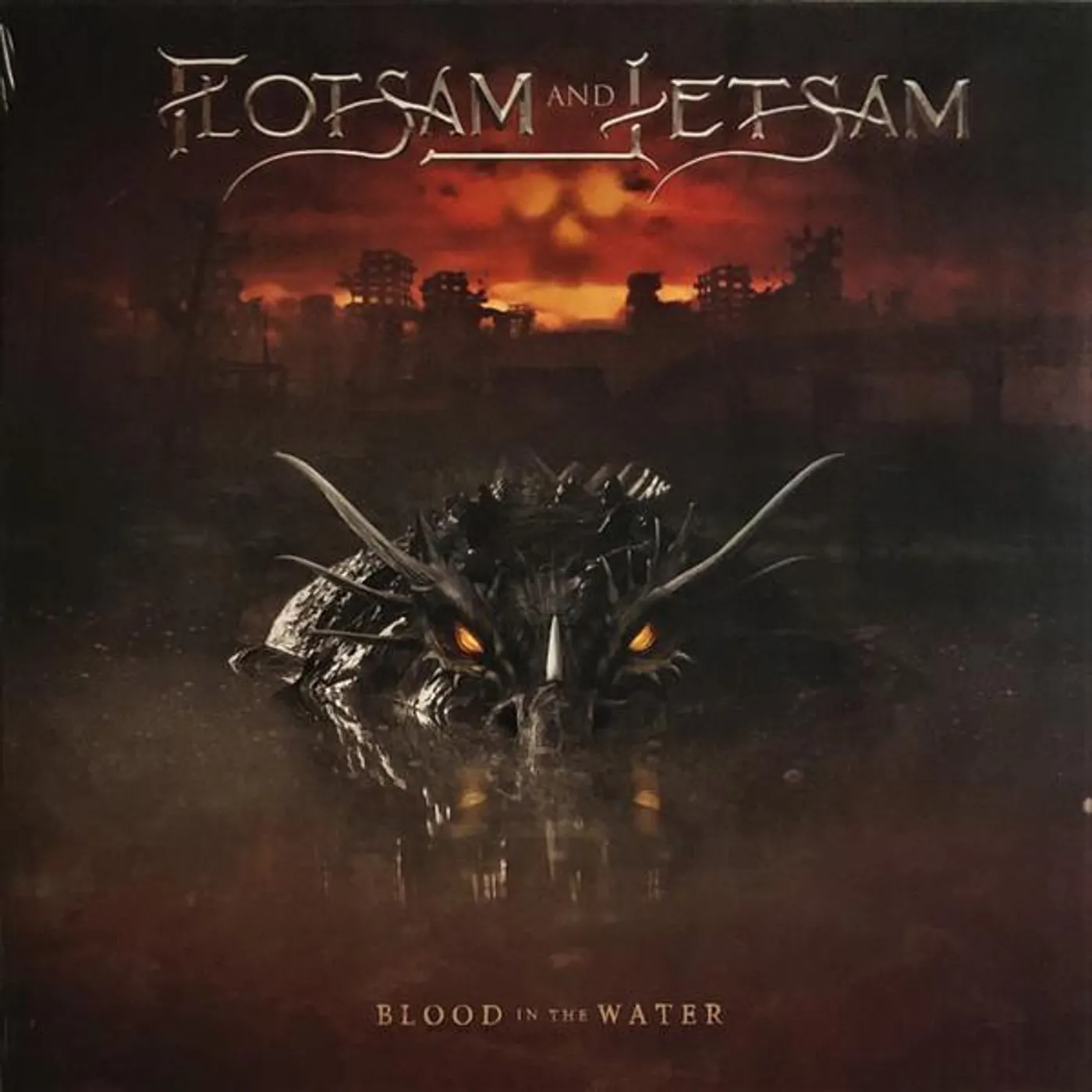 Flotsam & Jetsam Blood In The Water (Clear Yellow/Red Splatter) Vinyl Record