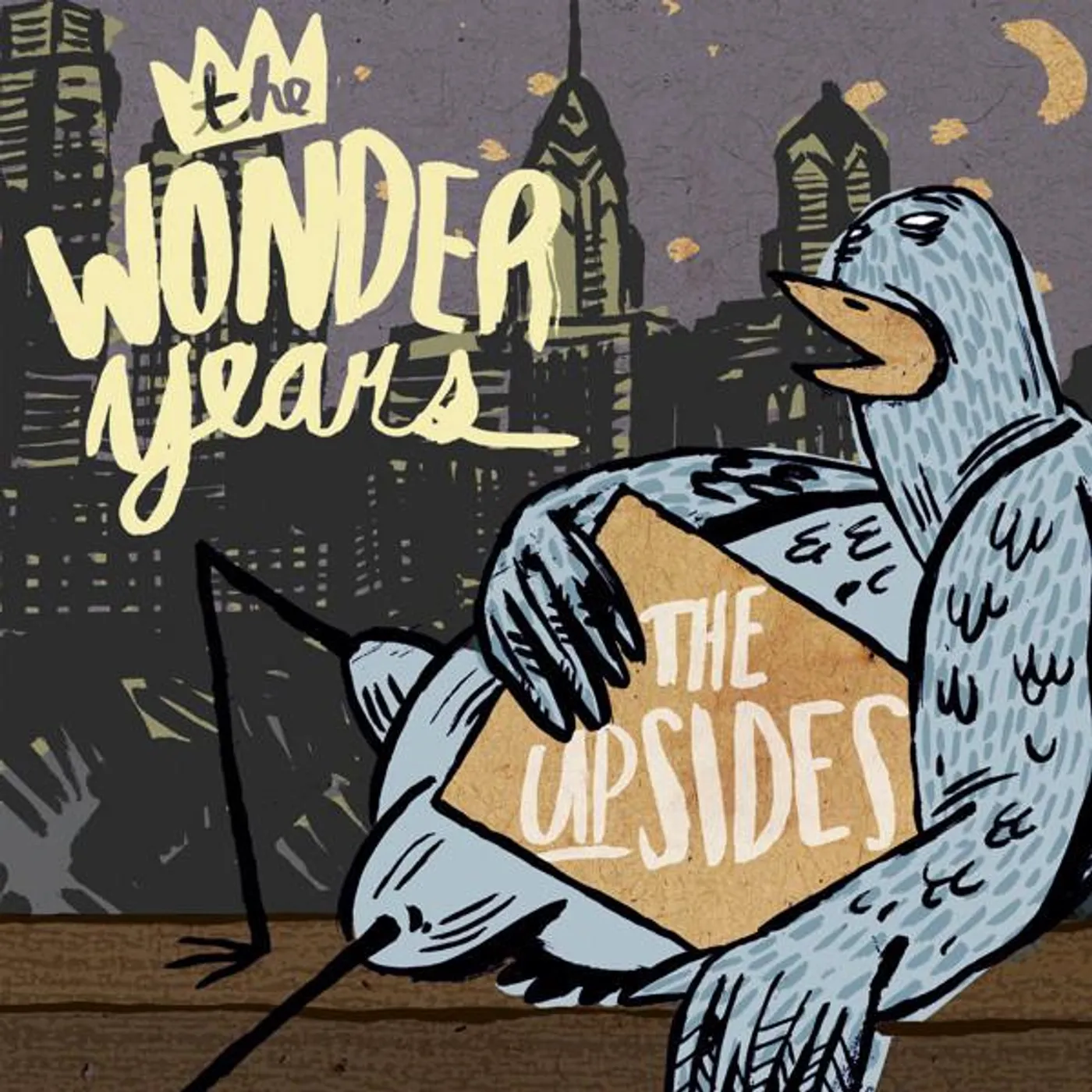 The Wonder Years UPSIDES (PURPLE & CLEAR SPLIT VINYL) Vinyl Record