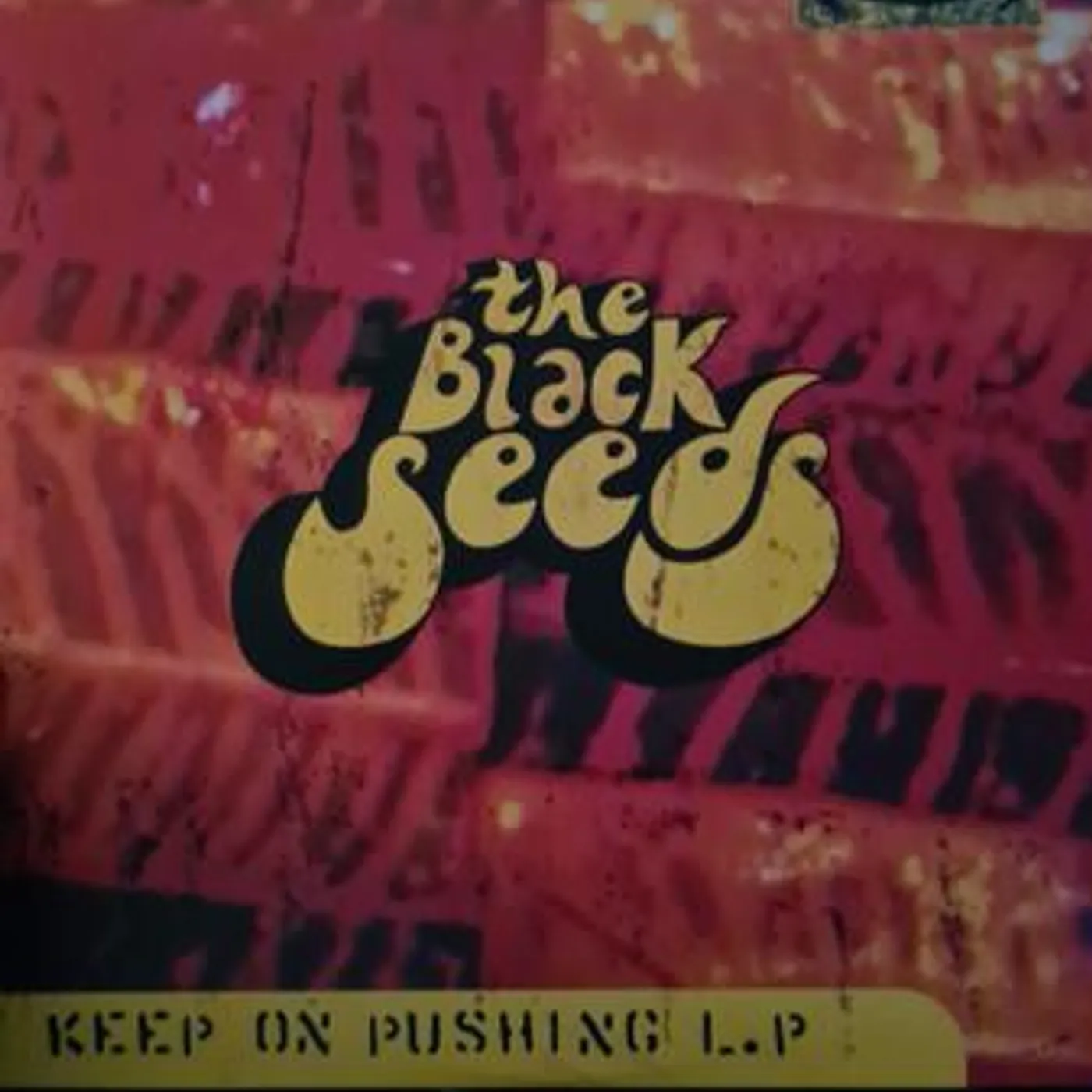 The Black Seeds KEEP ON PUSHING  (RED VINYL) Vinyl Record