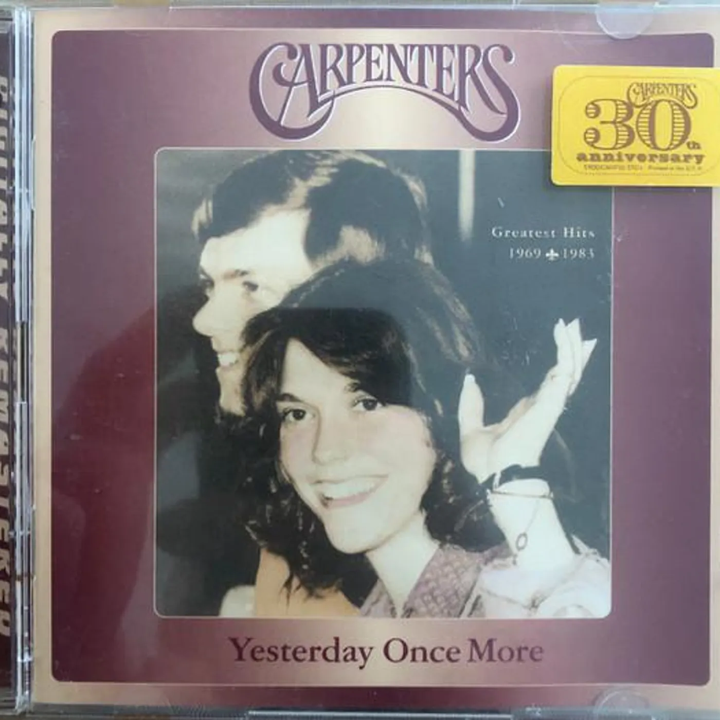 Carpenters YESTERDAY ONCE MORE: GREATEST HITS 1969 - 1983 CD