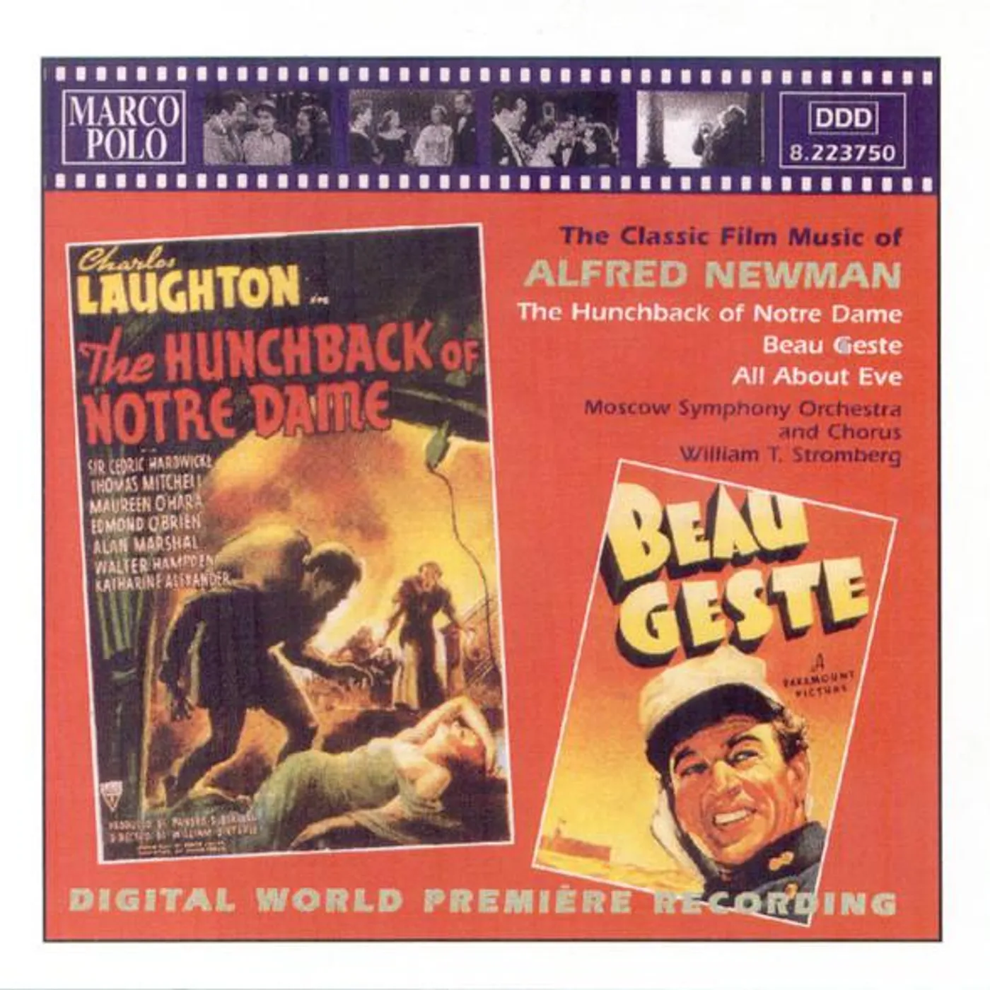 Alfred Newman HUNCHBACK OF NOTRE DAME / BEAU GESTE CD