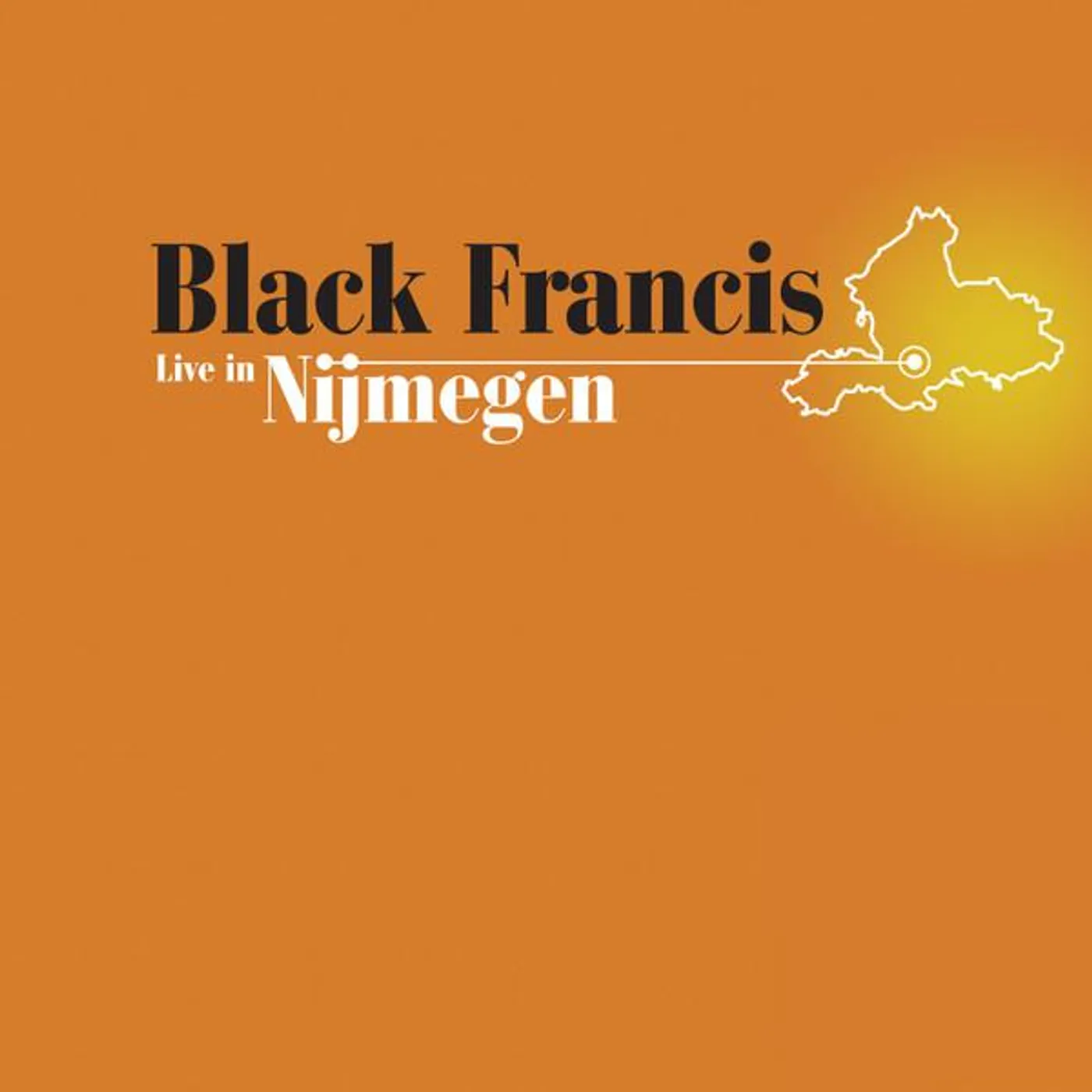 Black Francis LIVE IN NIJMEGEN (140G/CLEAR VINYL/2LP) Vinyl Record