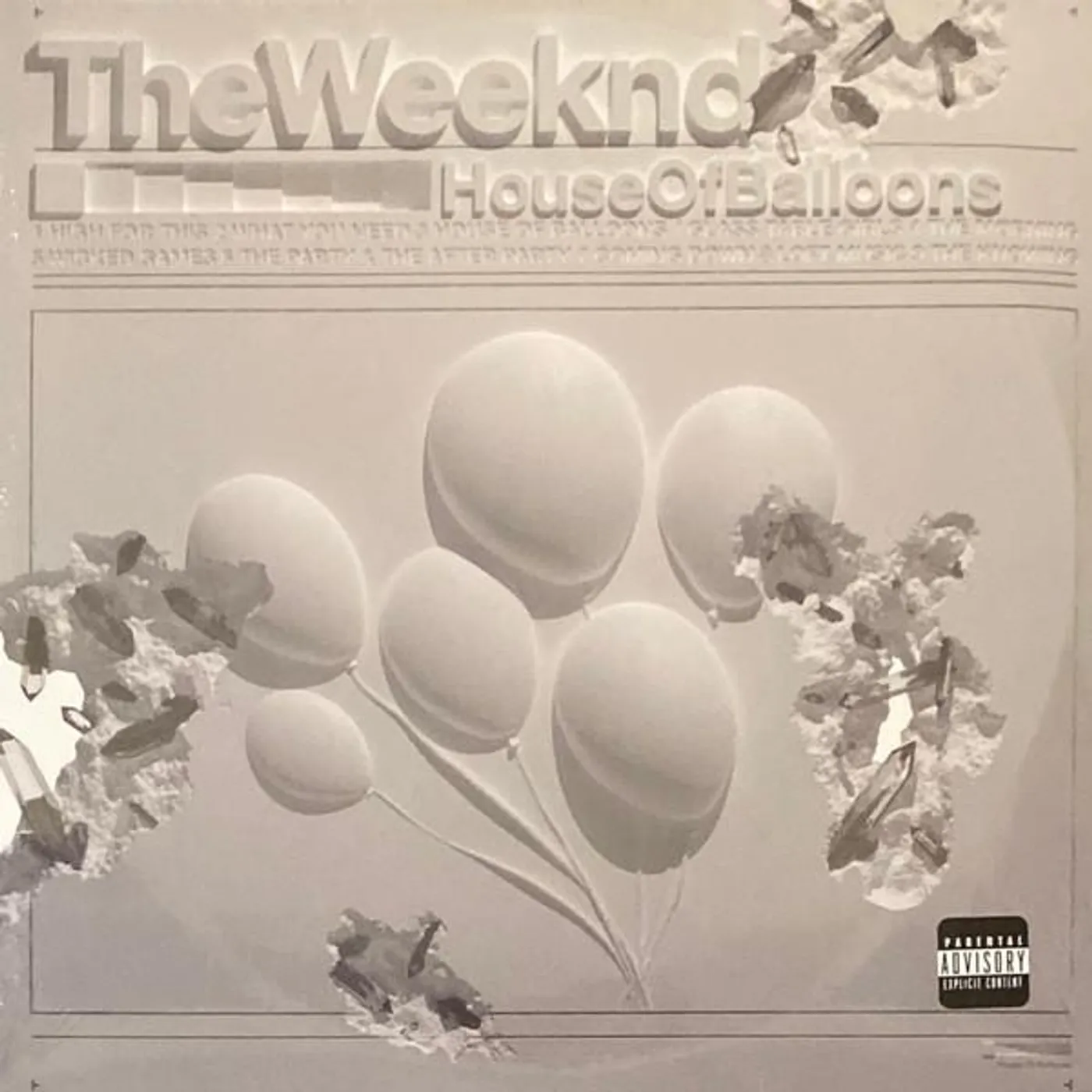 The Weeknd House Of Balloons (Anniversary Edition/2LP/Clear) Vinyl Record