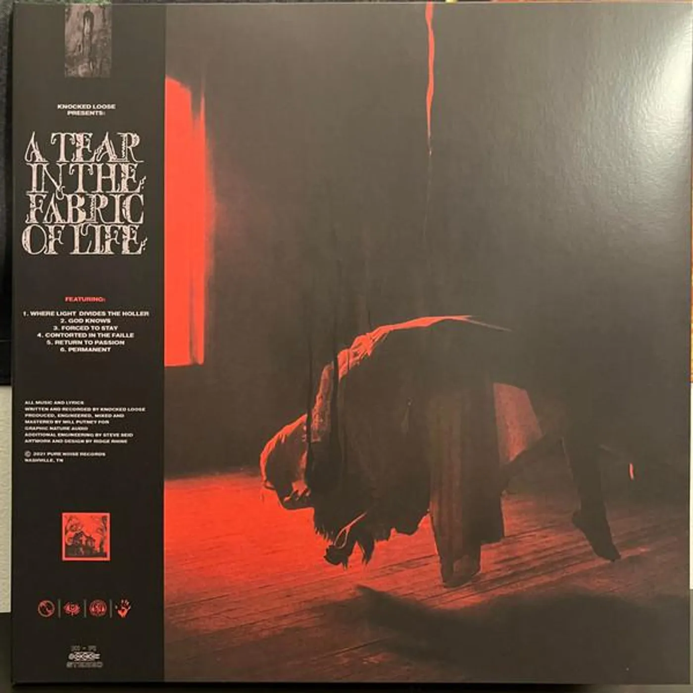 Knocked Loose TEAR IN THE FABRIC OF LIFE Vinyl Record