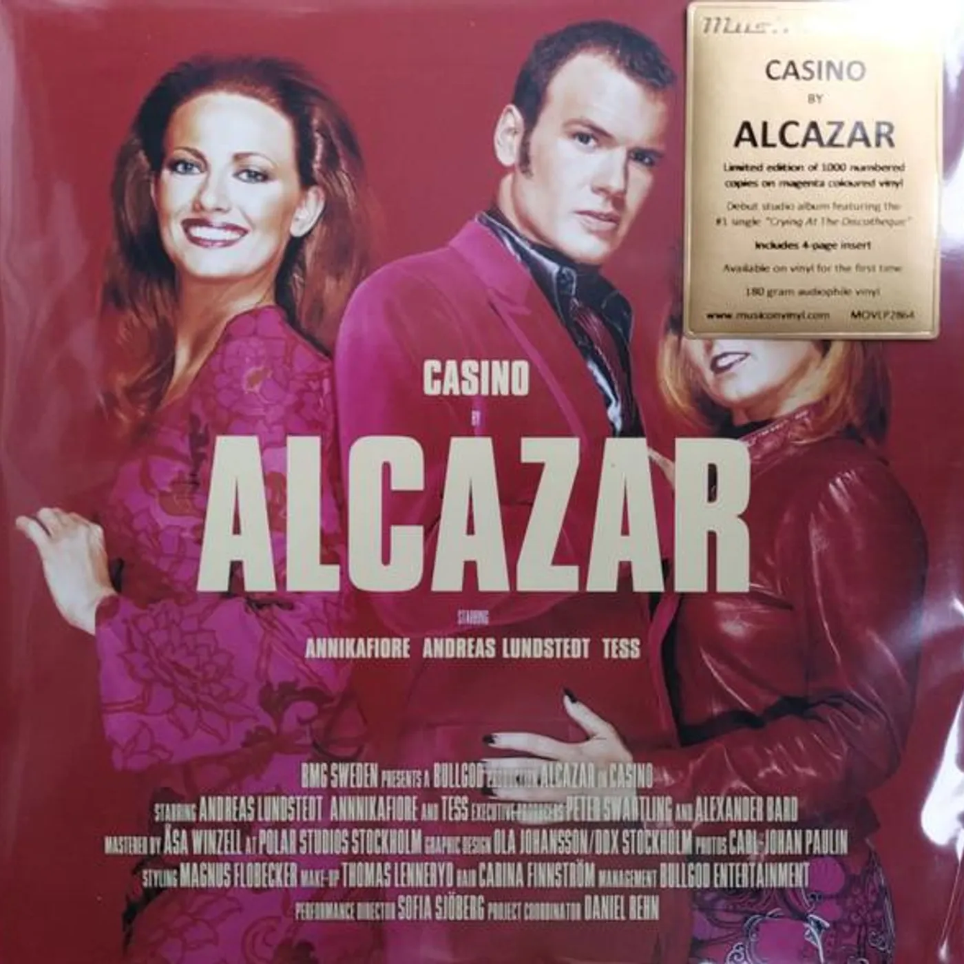 Alcazar CASINO (MAGENTA VINYL/180G) Vinyl Record